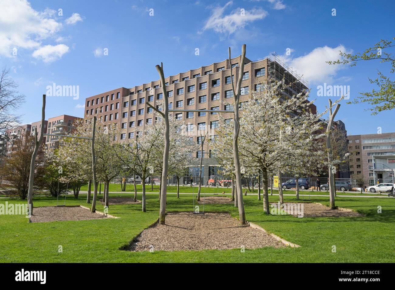 Lohsepark, Hafencity, Hamburg, Deutschland Stockfoto