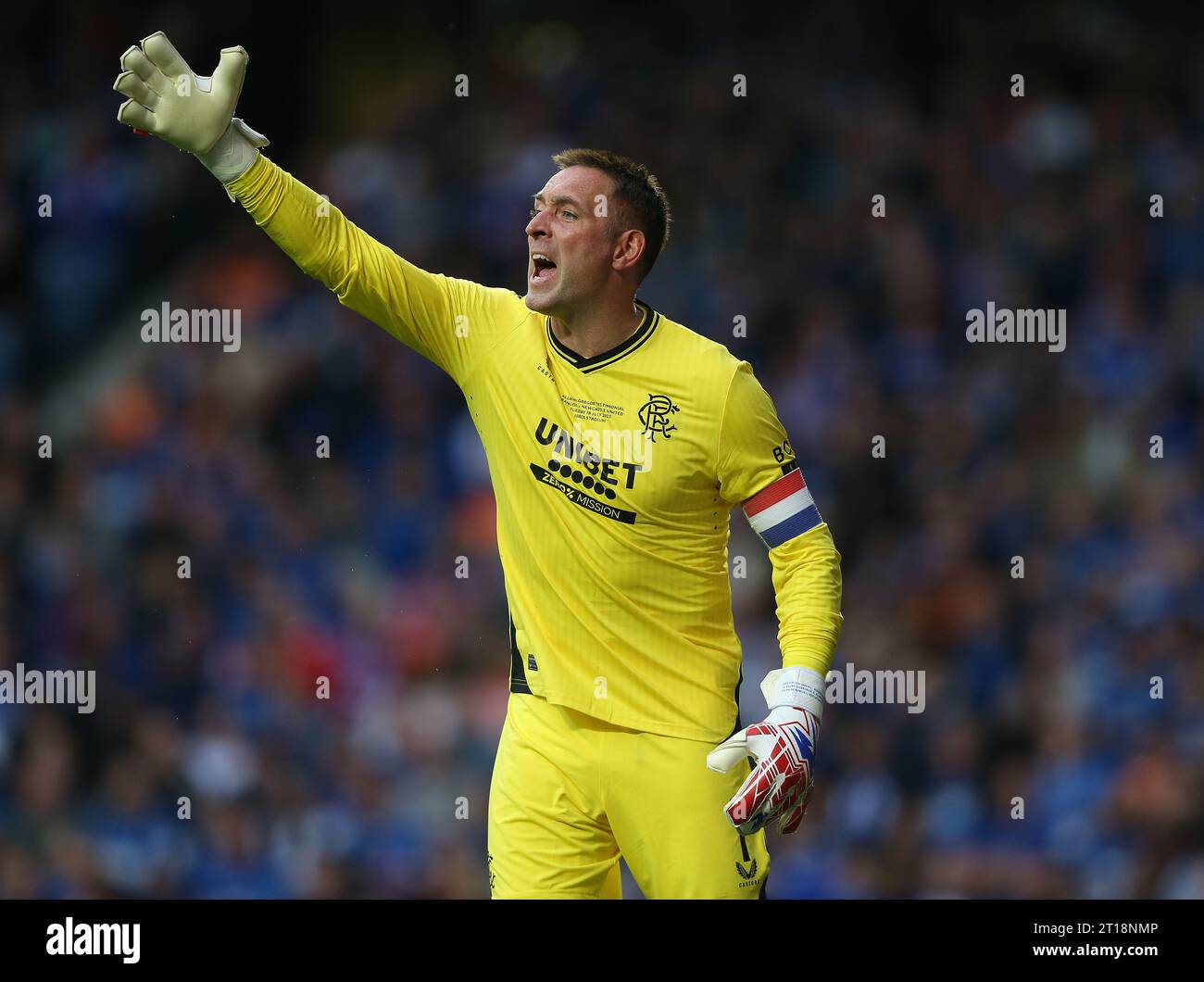 Alex McGregor von den Rangers. - Rangers/Newcastle United, Pre-Season Friendly, Ibrox Stadium, Glasgow, Schottland, UK - 18. Juli 2023. Nur redaktionelle Verwendung – es gelten Einschränkungen für DataCo. Stockfoto