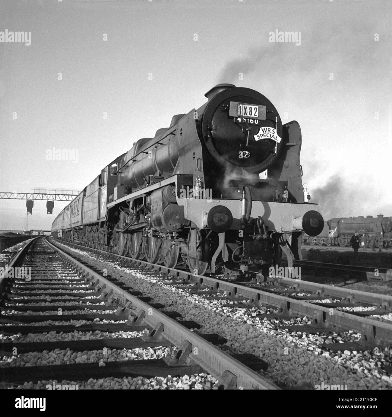 48267 und andere in Chester Loco, 6. Februar 1967 Stockfoto