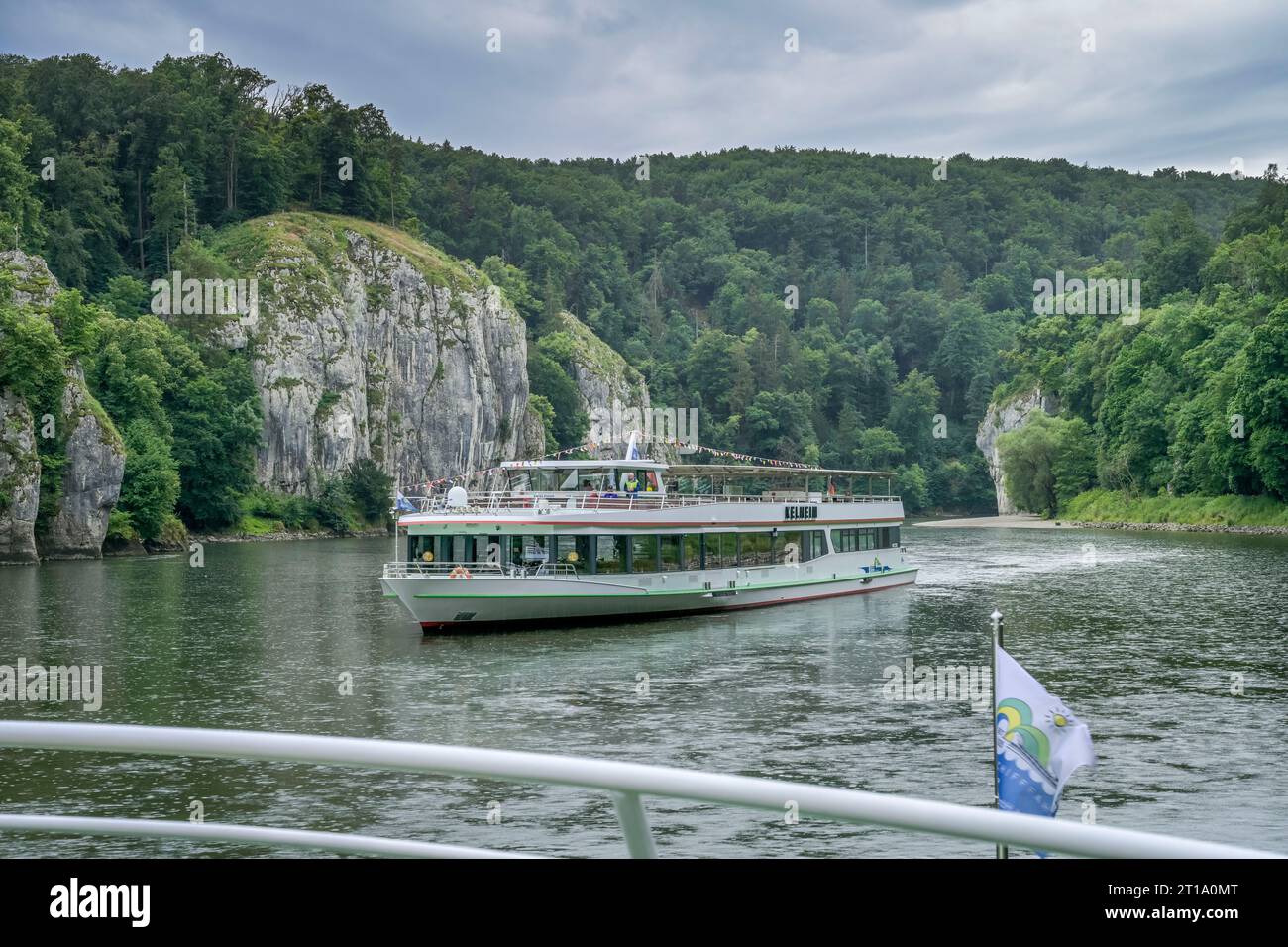 Donaudurchbruch bei Weltenburg, Bayern, Deutschland Stockfoto