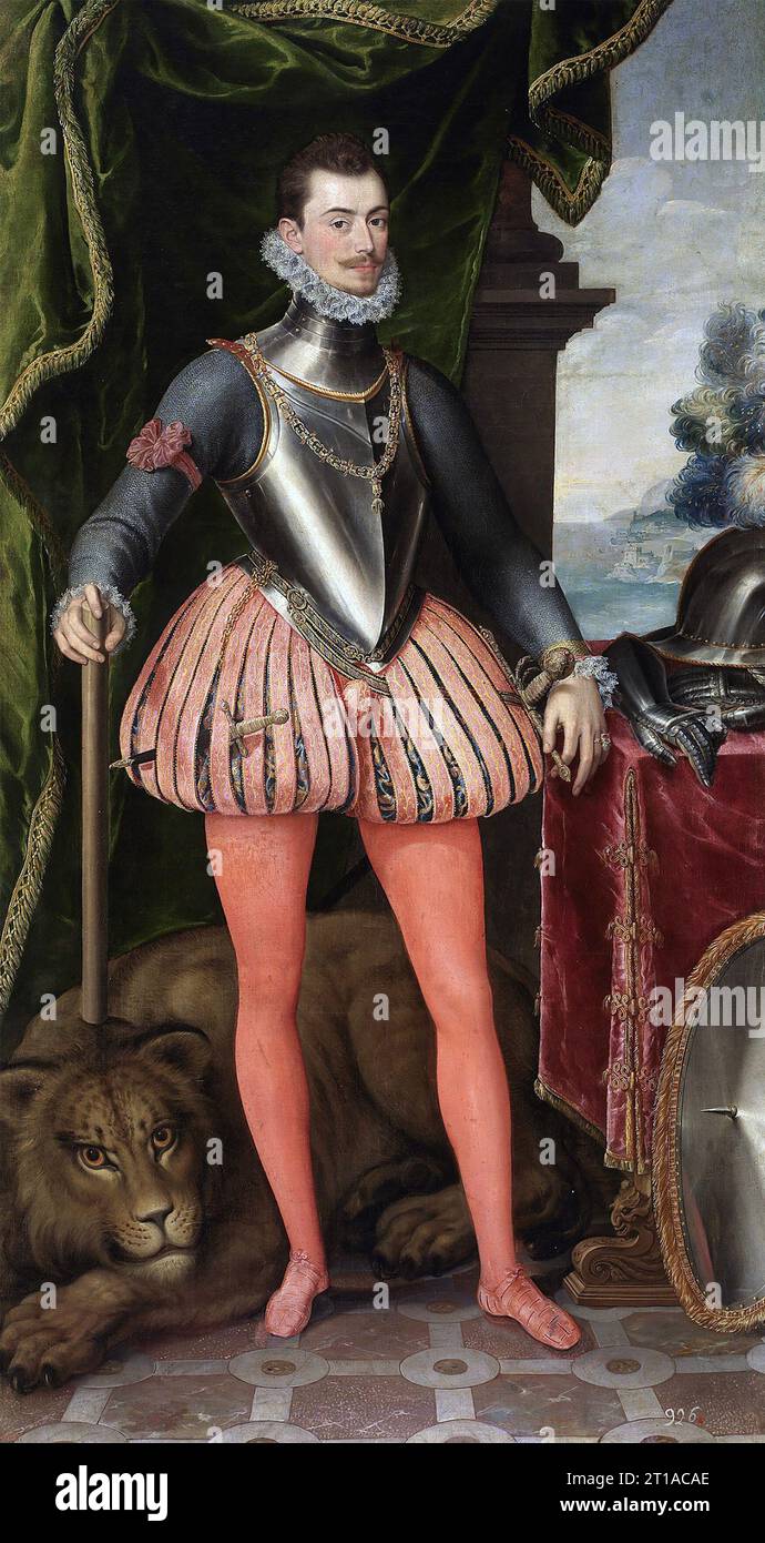 JOHANN VON ÖSTERREICH (1547–1578) uneheliche Sohn Karls V., Kaiser des Heiligen Römischen Kaisers. Admiral der Heiligen Liga in der Schlacht von Lepanto Stockfoto JOHANN VON ÖSTERREICH (1547–1578) uneheliche Sohn Karls V., Kaiser des Heiligen Römischen Kaisers. Admiral der Heiligen Liga in der Schlacht von Lepanto Stockfoto