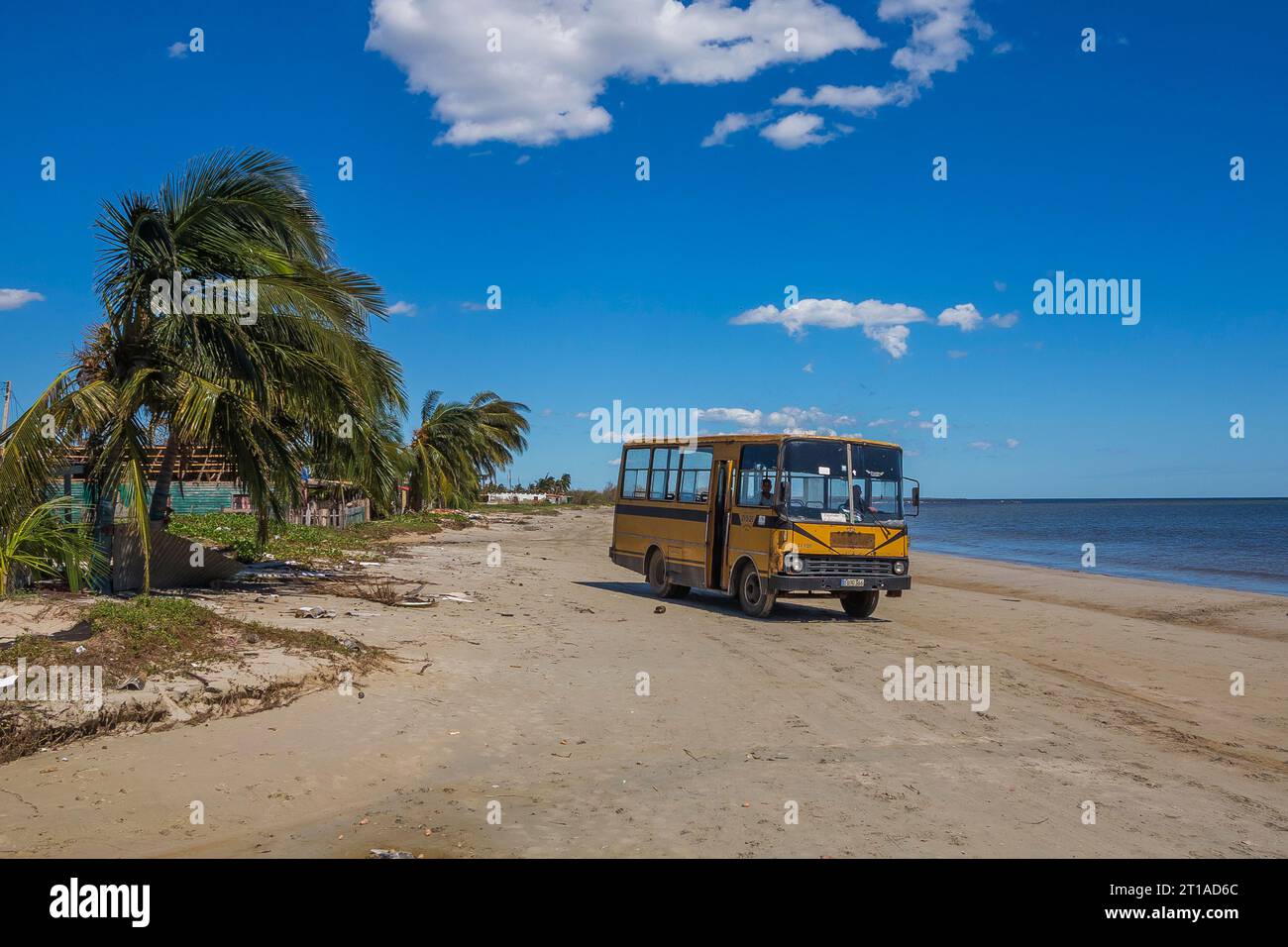 3.10.2022.Kuba, Boca de Galafre. Giron VI. Kam aus Pinar del Rio, das von einem Hurrikan getroffen wurde. Stockfoto