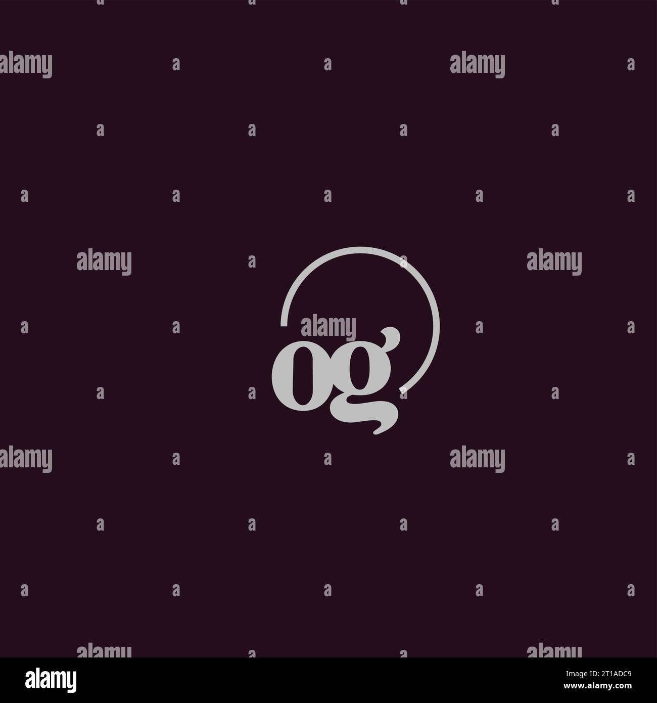 Og logo design vorlage minimal -Fotos und -Bildmaterial in hoher ...