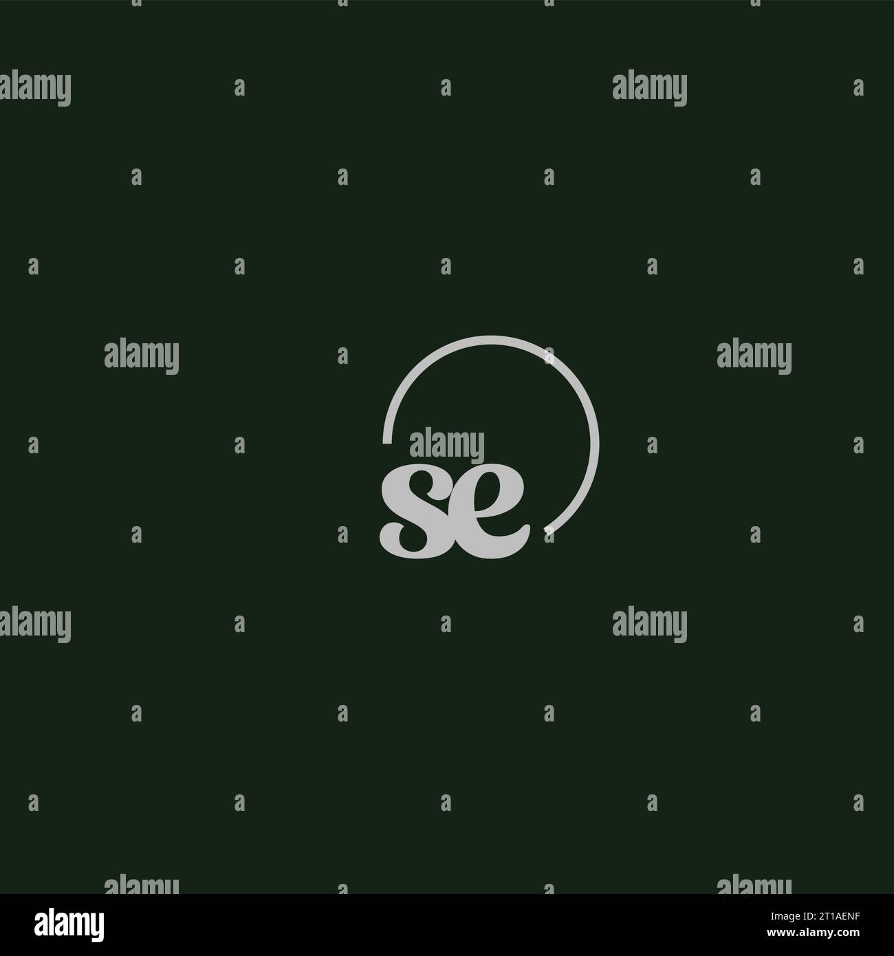 Design-Ideen für Logo-Initialen Stock Vektor
