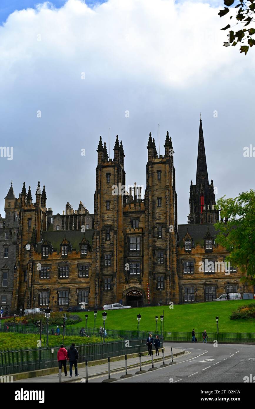 Das Stadtzentrum von Edinburgh Stockfoto