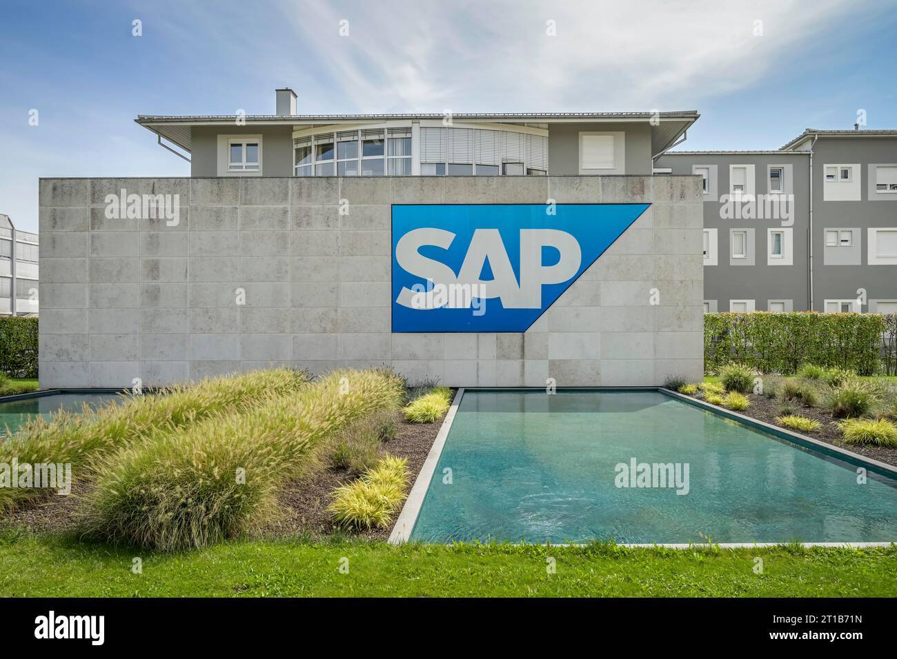 SAP Deutschland, Dietmar-Hopp-Allee, Walldorf, Baden-Württemberg, Deutschland Stockfoto