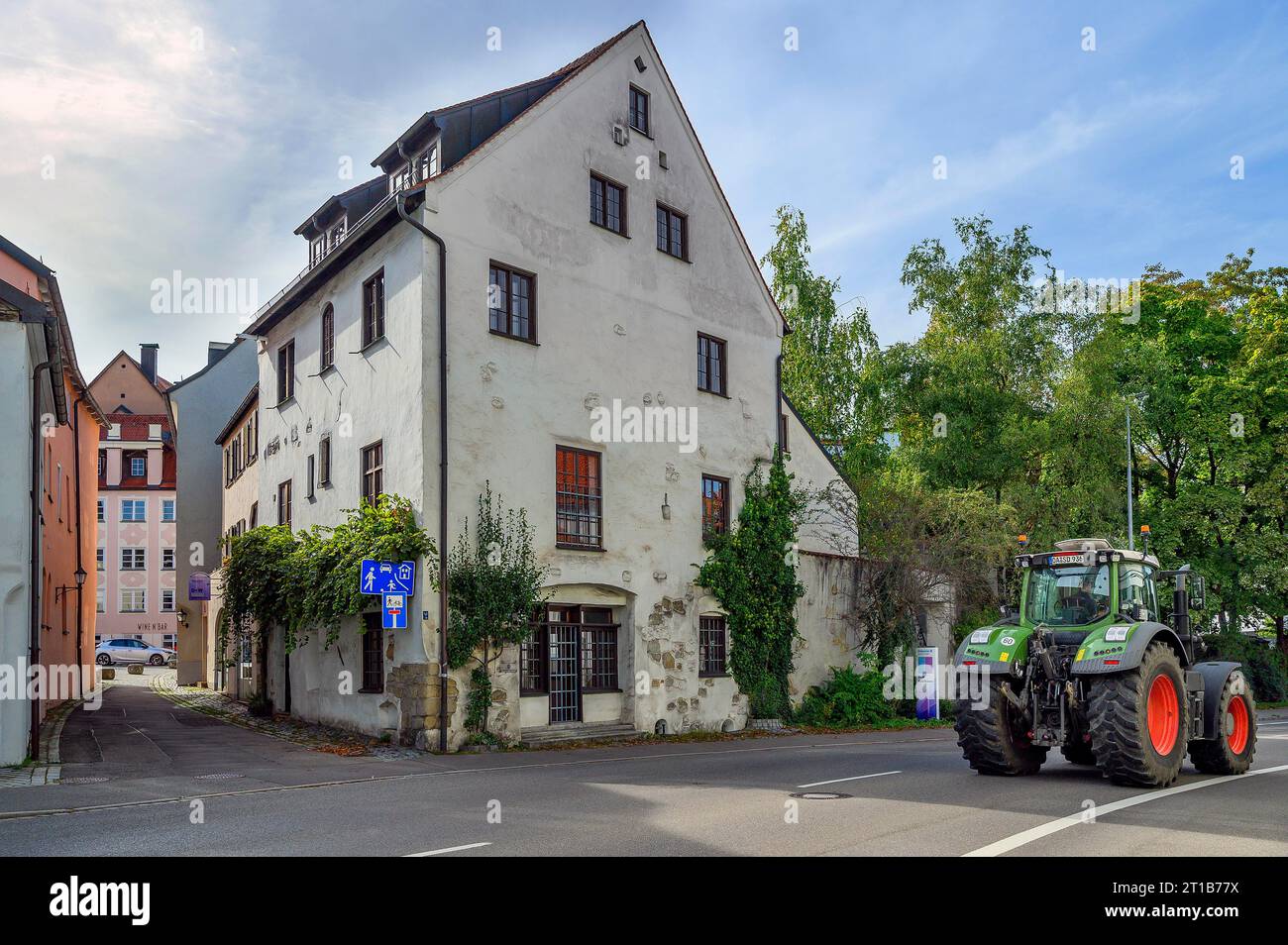 Stadtstadel, Lounge Art, Räume für Künstler, Kempten, Allgaeu, Bayern, Deutschland Stockfoto