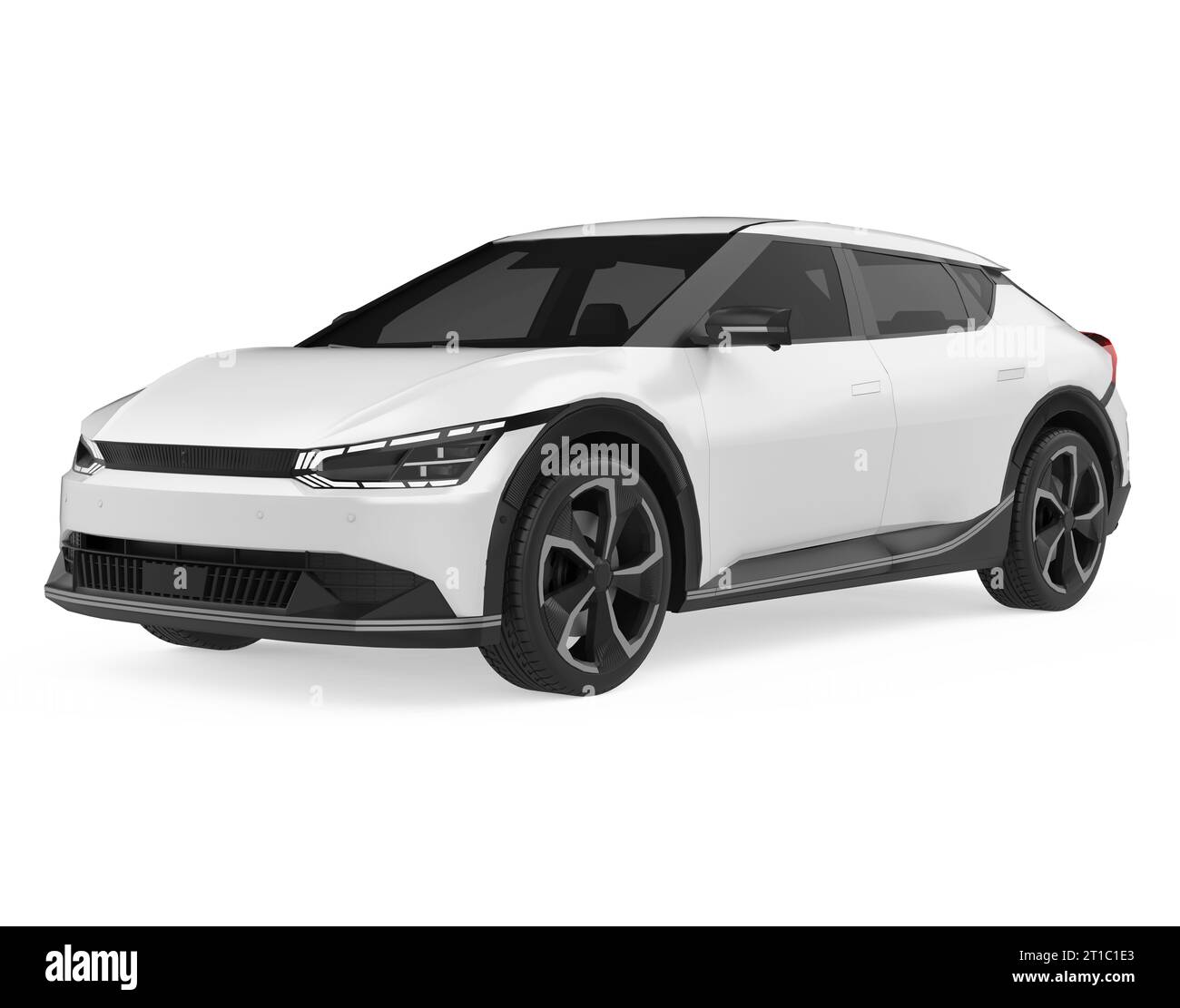 Limousine isoliert Stockfoto