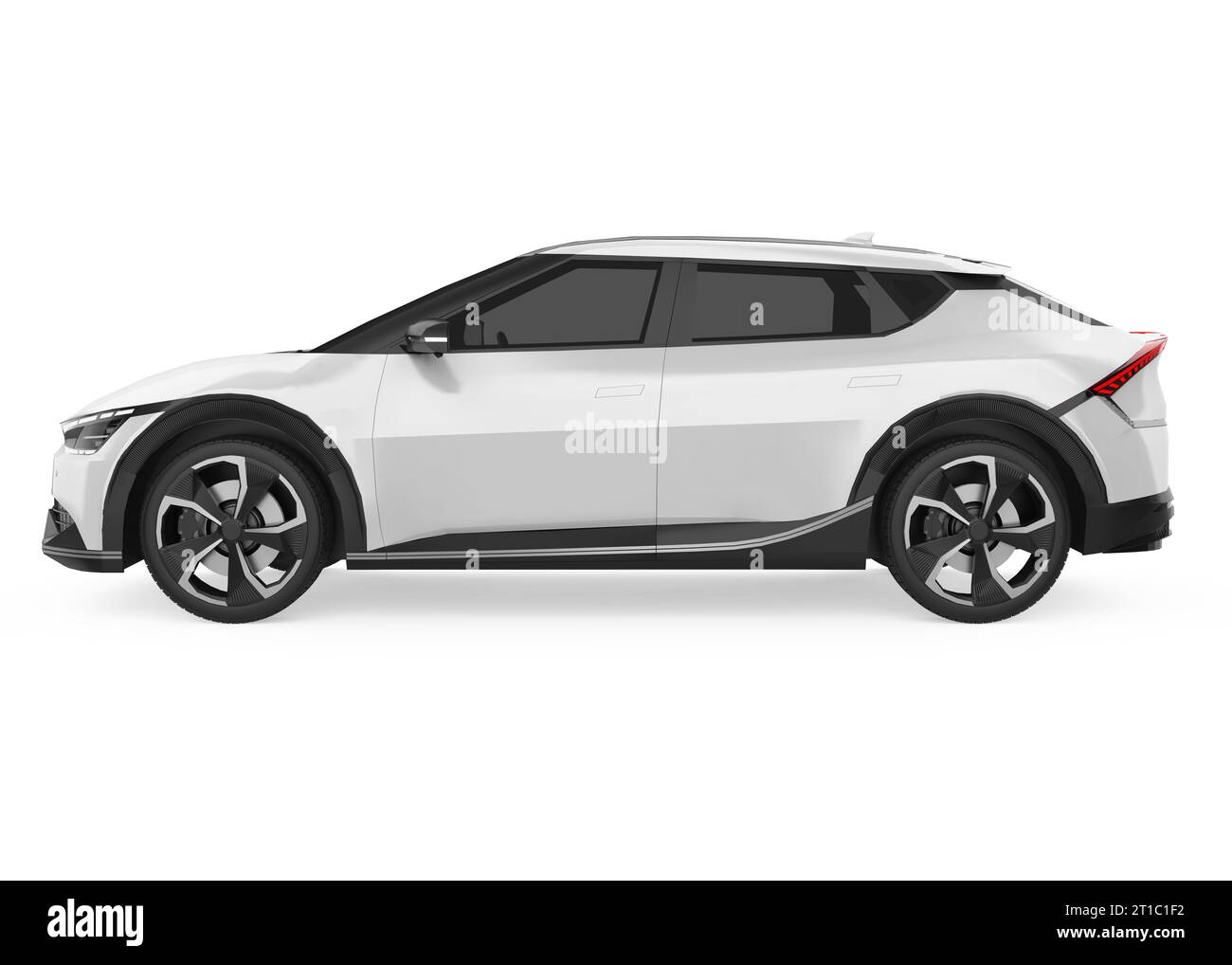 Limousine isoliert Stockfoto