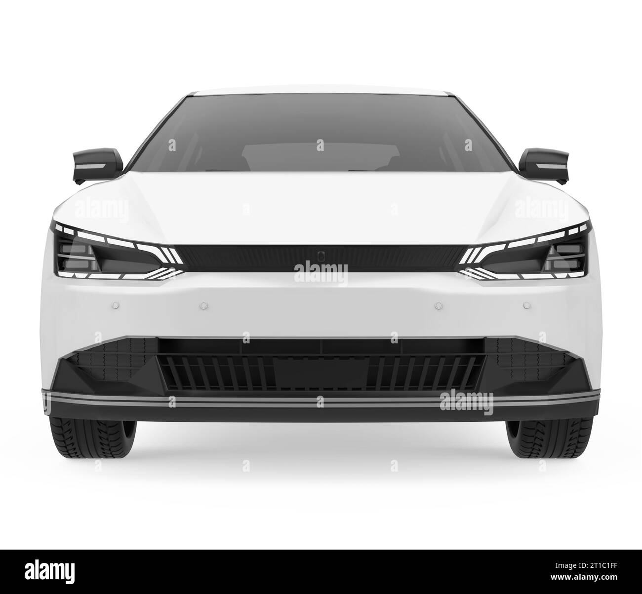 Limousine isoliert Stockfoto