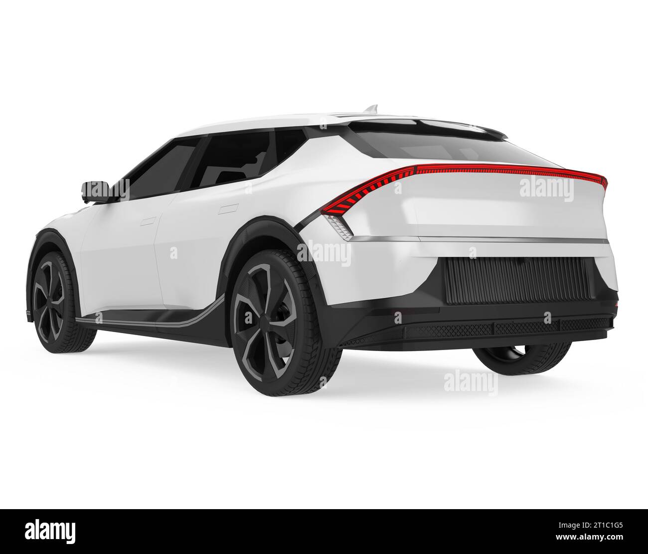 Limousine isoliert Stockfoto