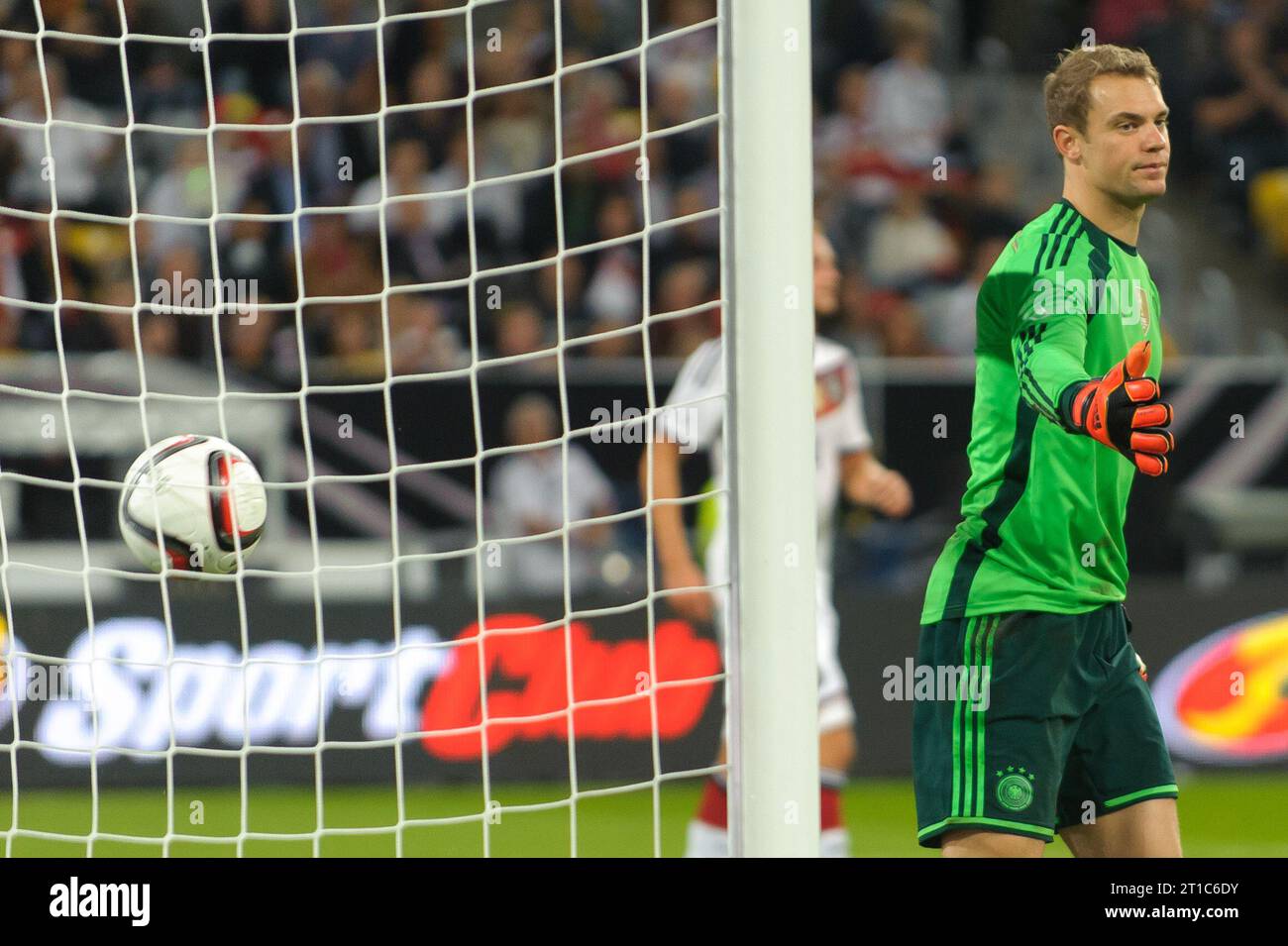 Manuel neuer Torwart Fussball Laenderspiel Deutschland - Argentinien 2:4 in Düsseldorf, Deutschland am 03.09.2014 Stockfoto