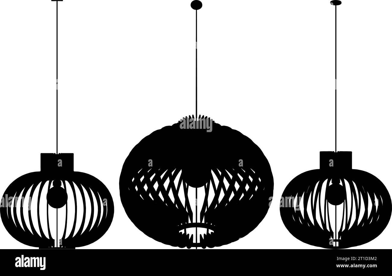 Skandinavischer Luster Kronleuchter Lampe Vektor. Abbildung Isoliert Auf Weißem Hintergrund. Eine Vektorillustration Eines Kronleuchters. Stock Vektor