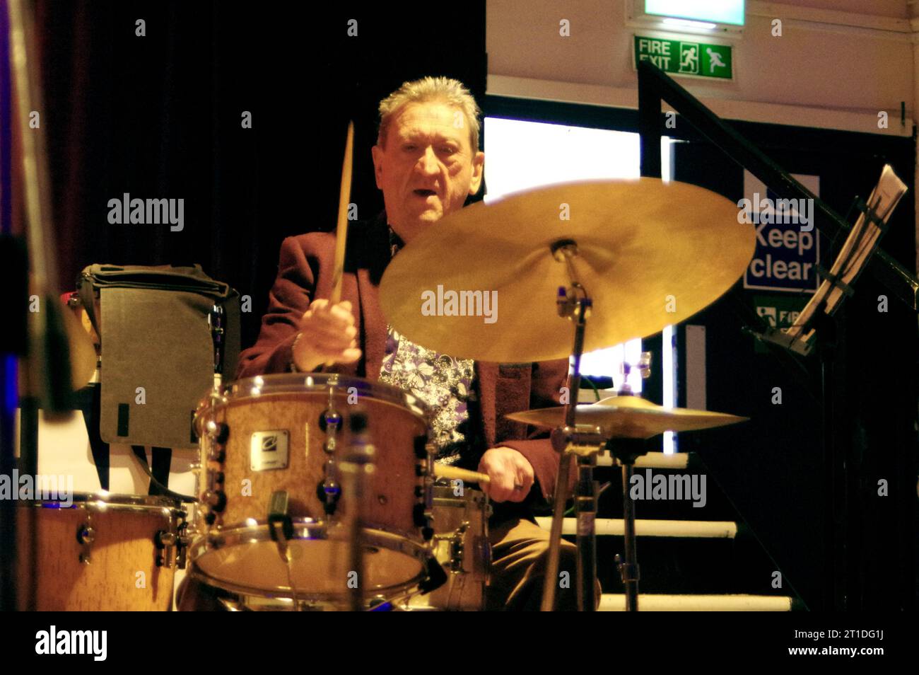 Dave Barry, Art Themen Project, Battle Jazz Festival, Battle, East Sussex, Juli 2023. Stockfoto