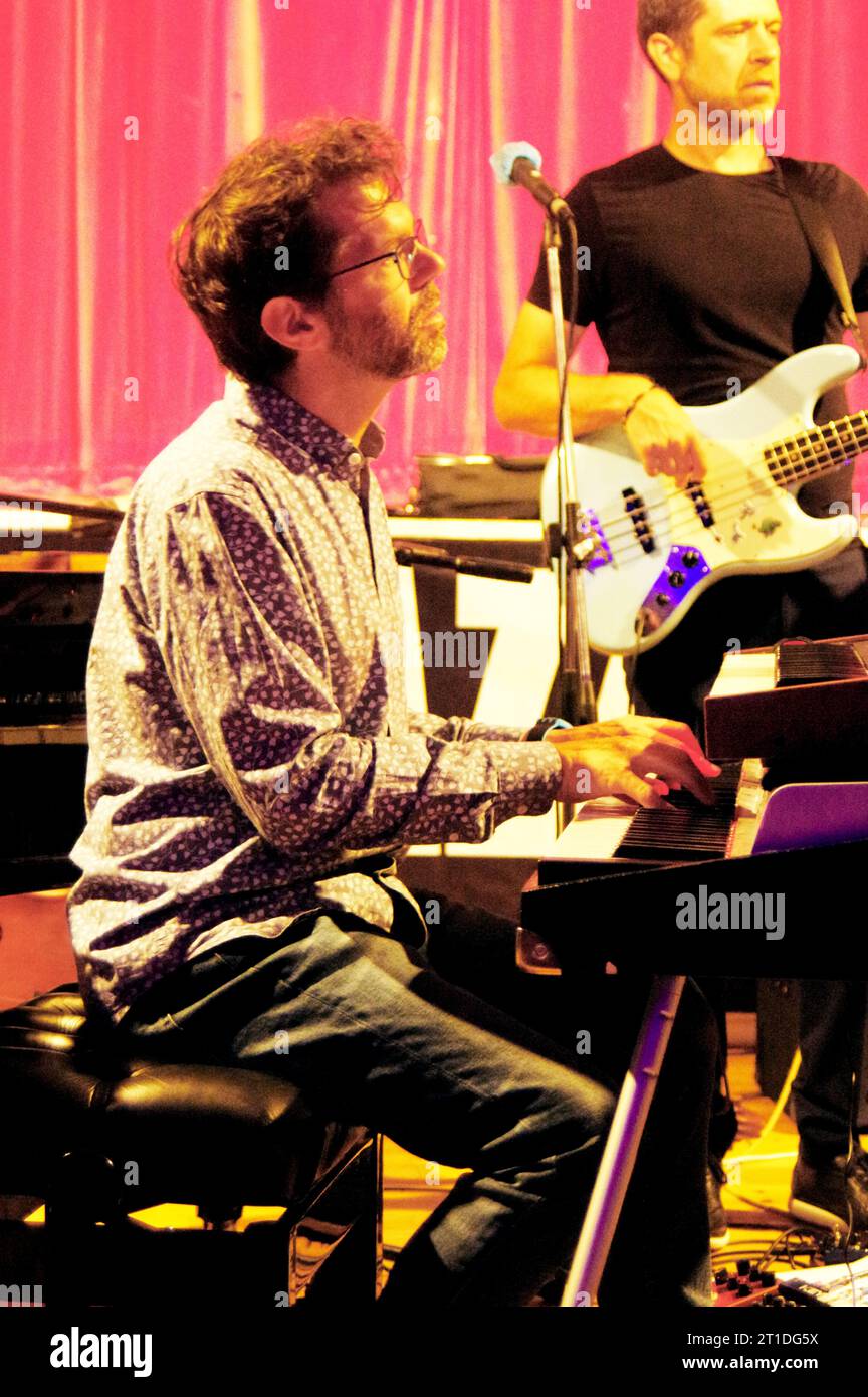 Tom Cawley, Battle Jazz Festival, Battle, East Sussex, Juli 2023. Stockfoto
