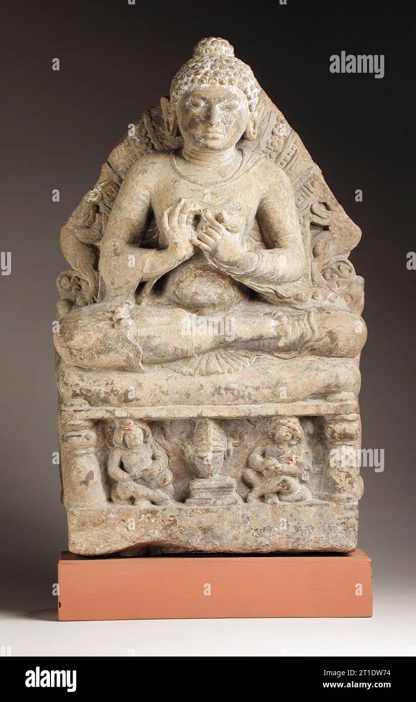 Buddha Shakyamuni, zwischen 400 und 600. Stockfoto