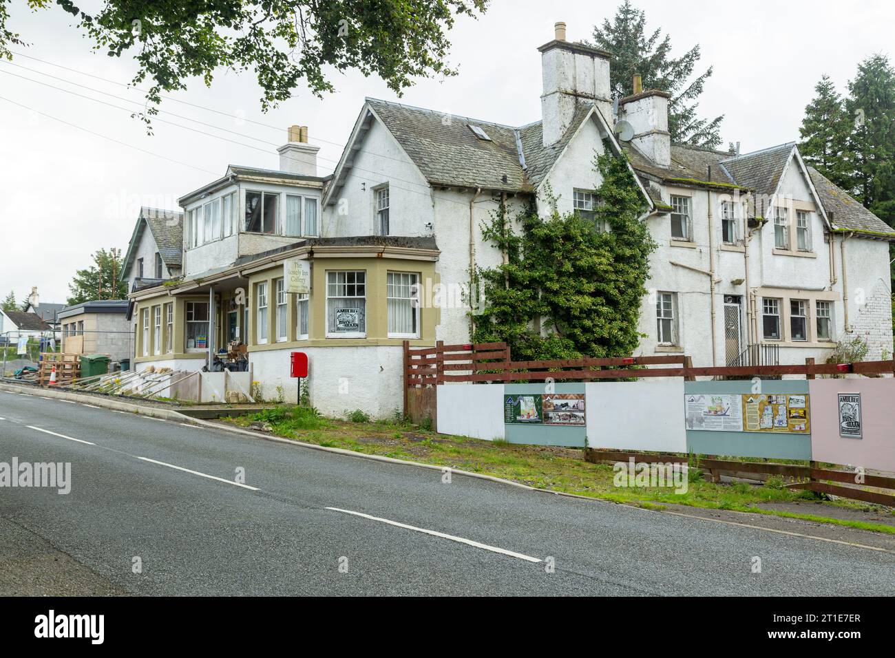 Amulree Hotel wird renoviert, Amulree, Perthshire, Schottland Stockfoto