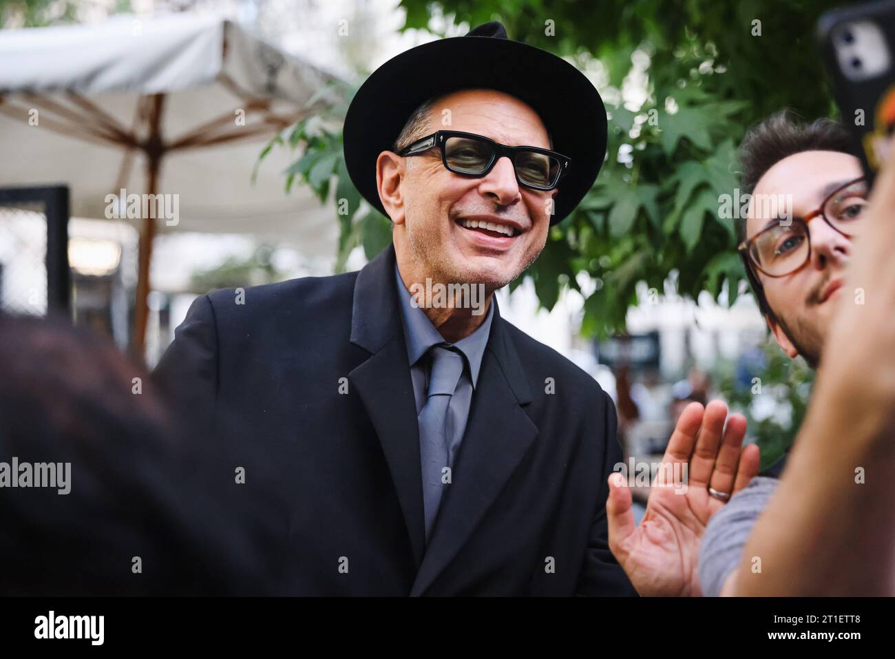 Mailand, Italien. Oktober 2023. Jeff Goldblum wird am 7. Oktober 2023 in Mailand (Foto: Alessandro Bremec/NurPhoto) Foto: NurPhoto SRL/Alamy Live News Stockfoto