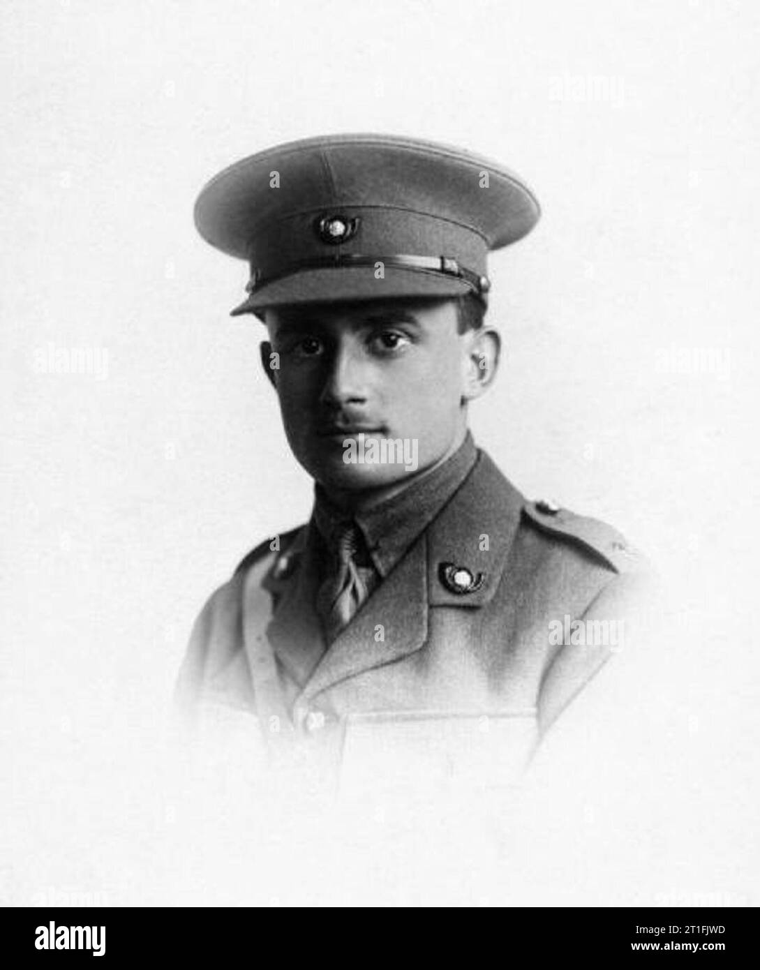 . 4 Bataillon, King's eigenen Yorkshire Leichte Infanterie Kapitän Burrows trug in den Westen Reiten Regiment im Jahr 1914. Er erhielt die Kommission im Januar 1915 und wurde an der Westfront im Juli, wo er einen Unfall, der ein Gas Angriff in der Nähe von Ypern wurde veröffentlicht. Kapitän Burrows war bei Neuve Eglise tötete im Alter von 23 am 14. April 1918. Er erinnert an den Tyne Cot Memorial. Gesichter des Ersten Weltkriegs erfahren Sie mehr über den Ersten Weltkrieg 100-Projekt bei Www.1914.org/faces. Dieses Bild ist von IWM Collections. Stockfoto