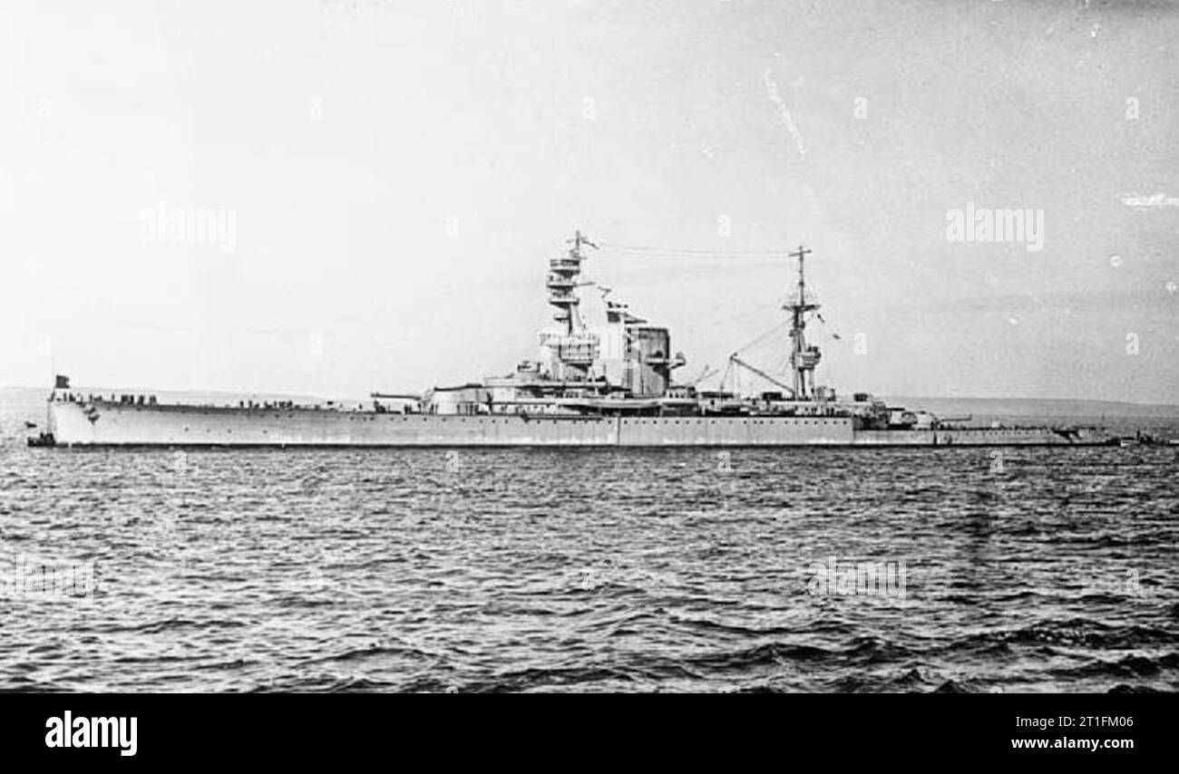 HMS Courageous WWI Stockfoto