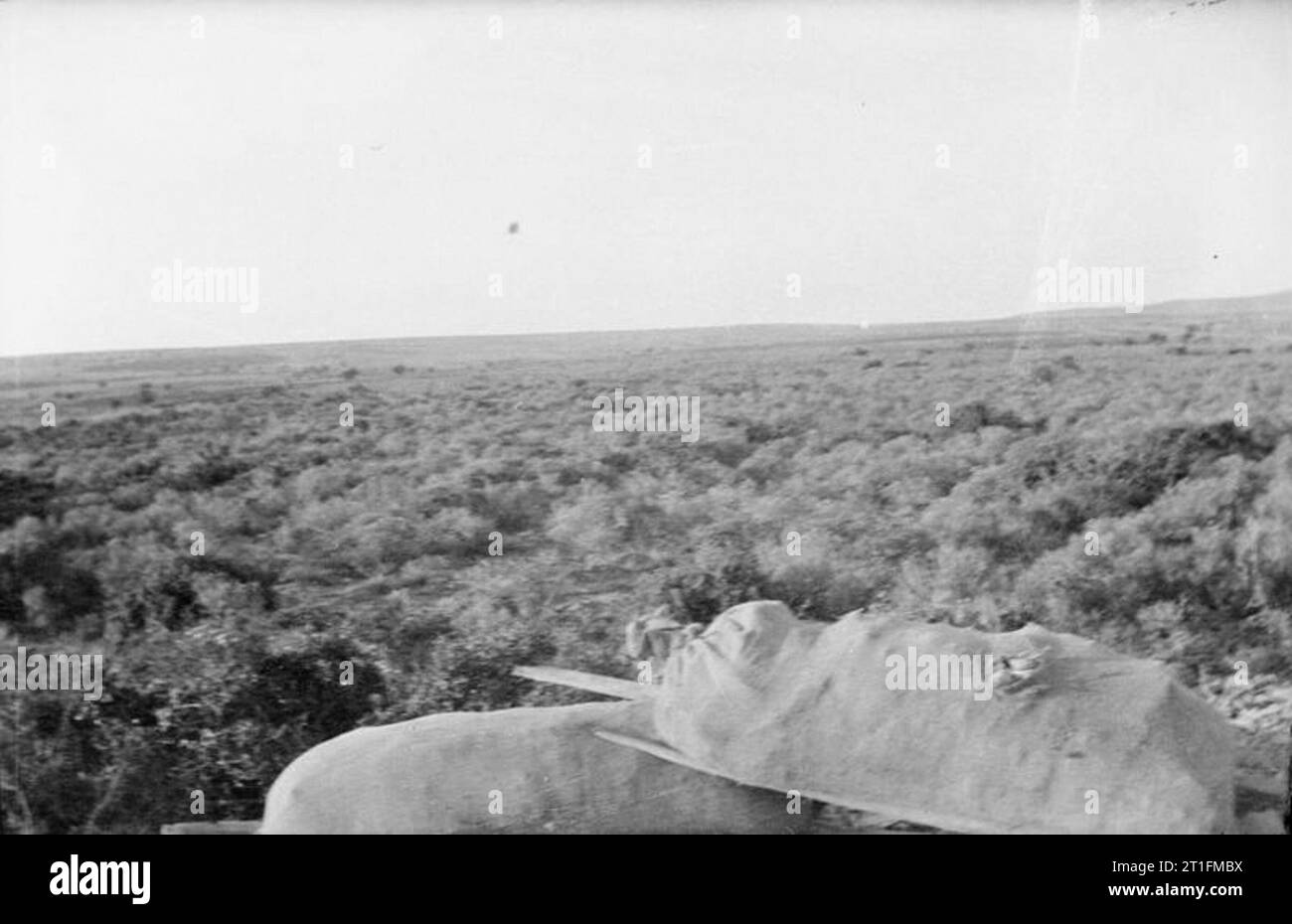 Knatchbull M (Capt Hon) Sammlung Ansicht aus einem Front Graben: Gallipoli, 1. Mai 1915. Stockfoto
