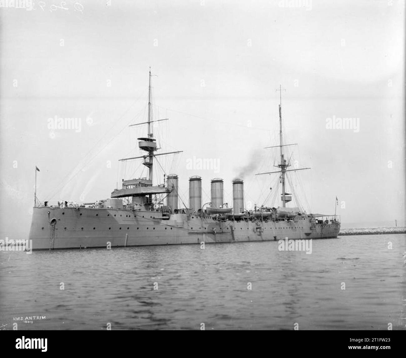 Symonds und Co Sammlung HMS Antrim Stockfoto