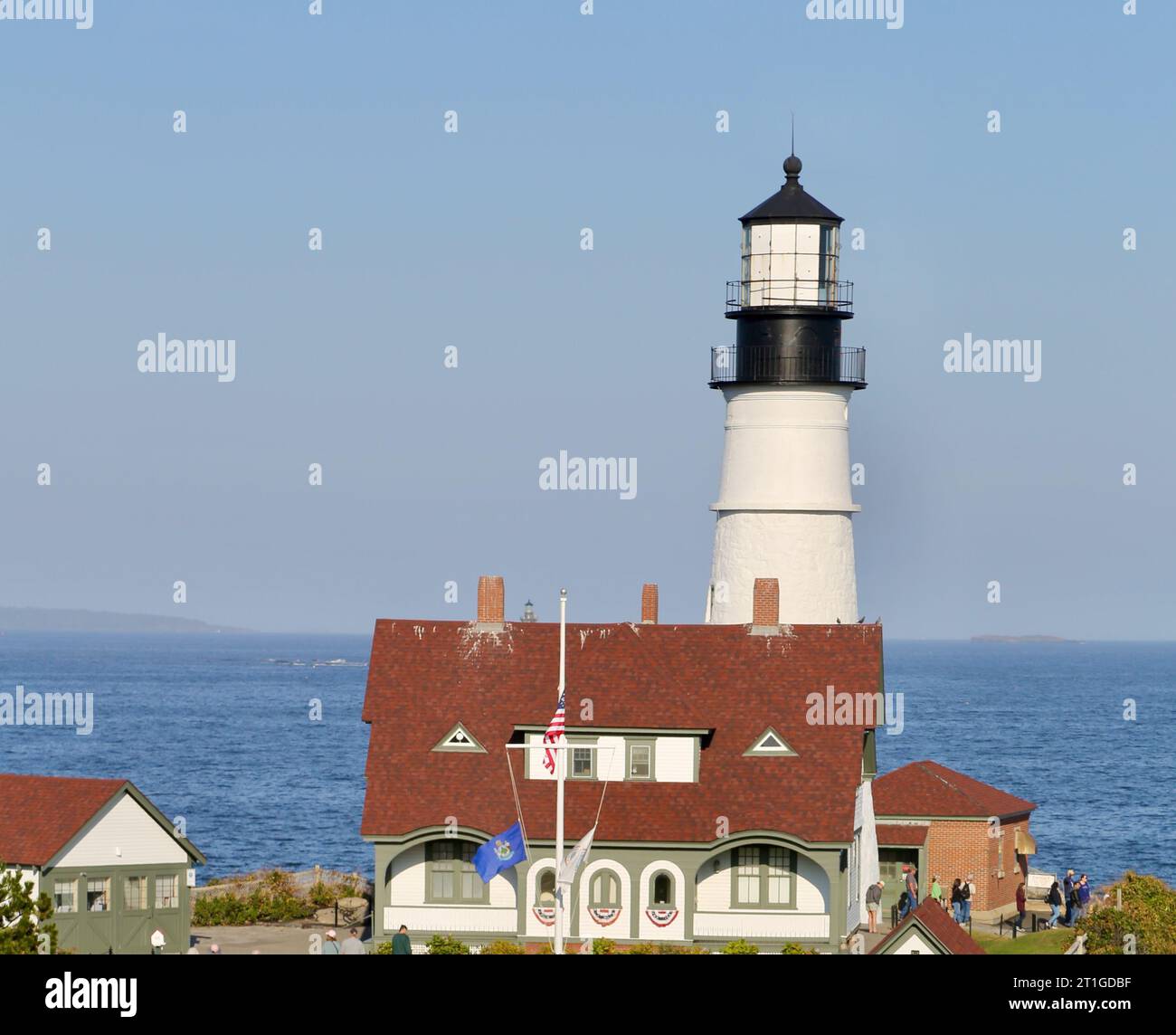 Portland Head Light Lighthouse Stockfoto