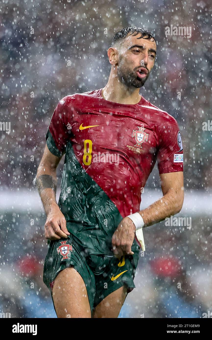 Dragon Stadium, Porto, Portugal. 13. Oktober 2023. Bruno Fernades bei Portugal gegen Eslováquia - Qualifikation zur Euro 2024, Gruppenphase, Gruppe J. Stockfoto