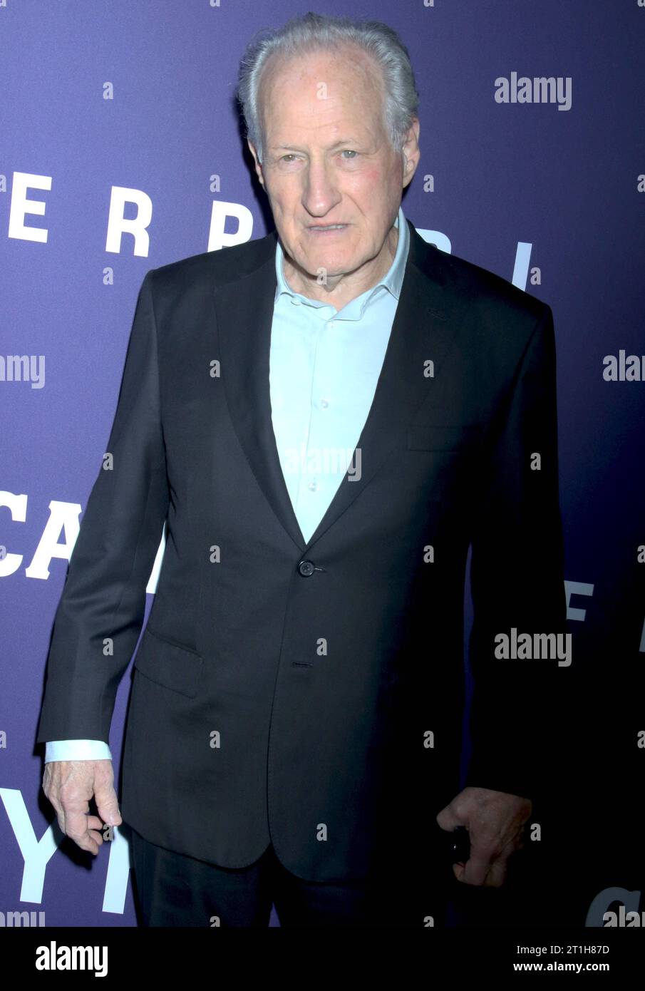 NEW YORK, NY: Michael Mann beim New York Film Festival 2023 Premiere von Ferrari im Lincoln Center Alice Tully Hall in New York City am 13. Oktober 2023. Copyright: XRWx Credit: Imago/Alamy Live News Stockfoto