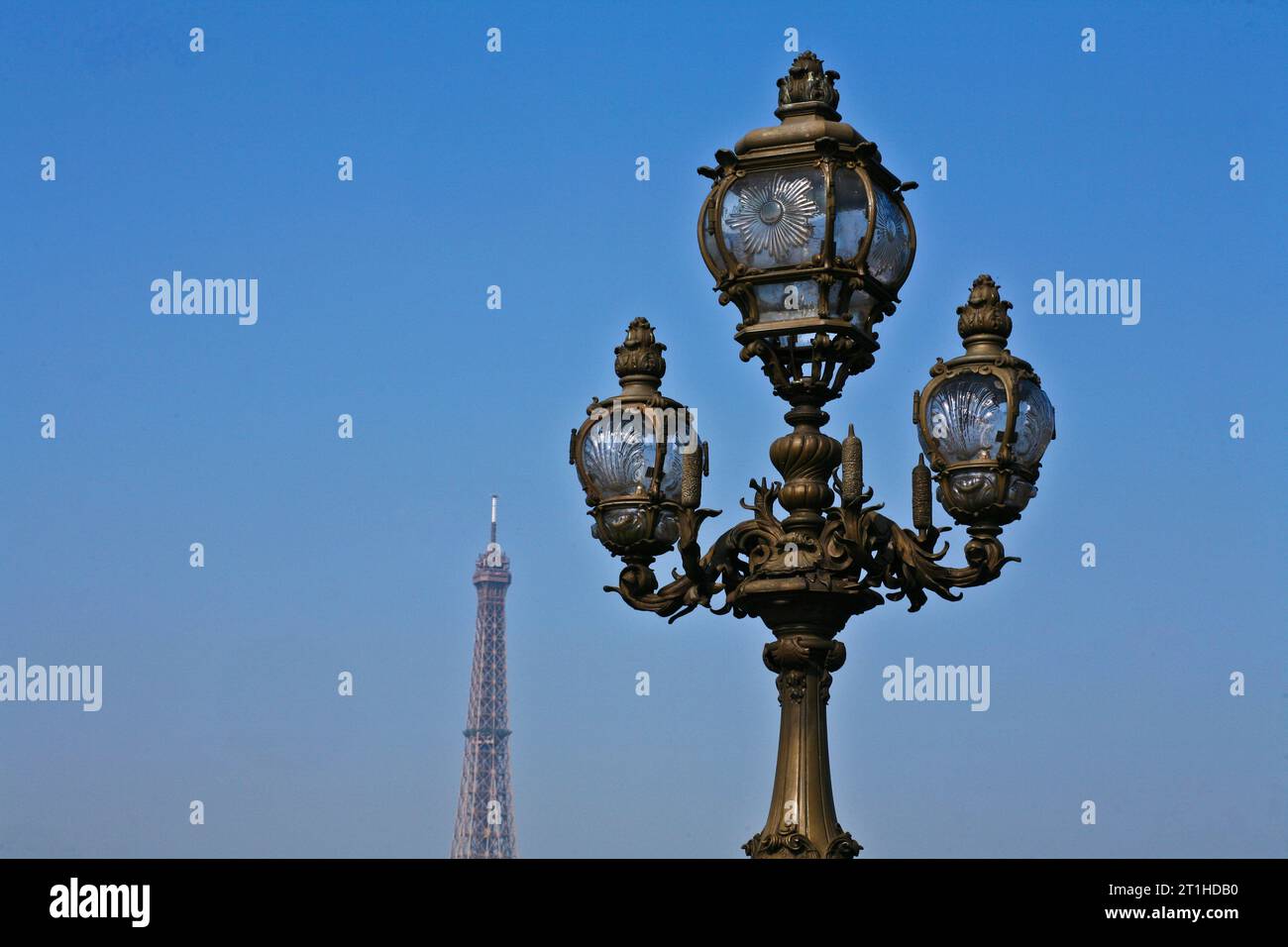 Paris, Pont Alexandre III Stockfoto