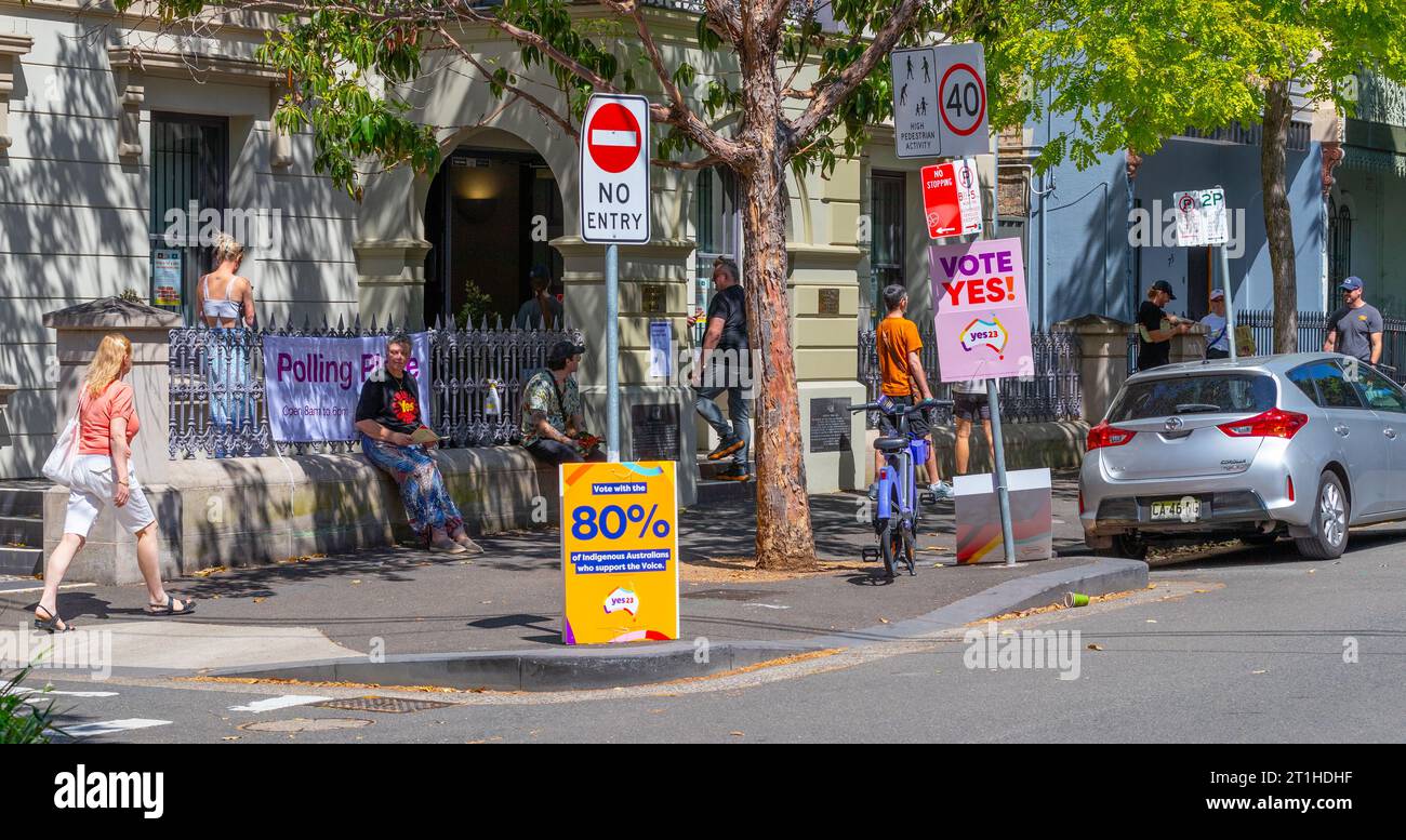 Sydney, Australien. Oktober 2023. Die Australier stimmen 2023 beim