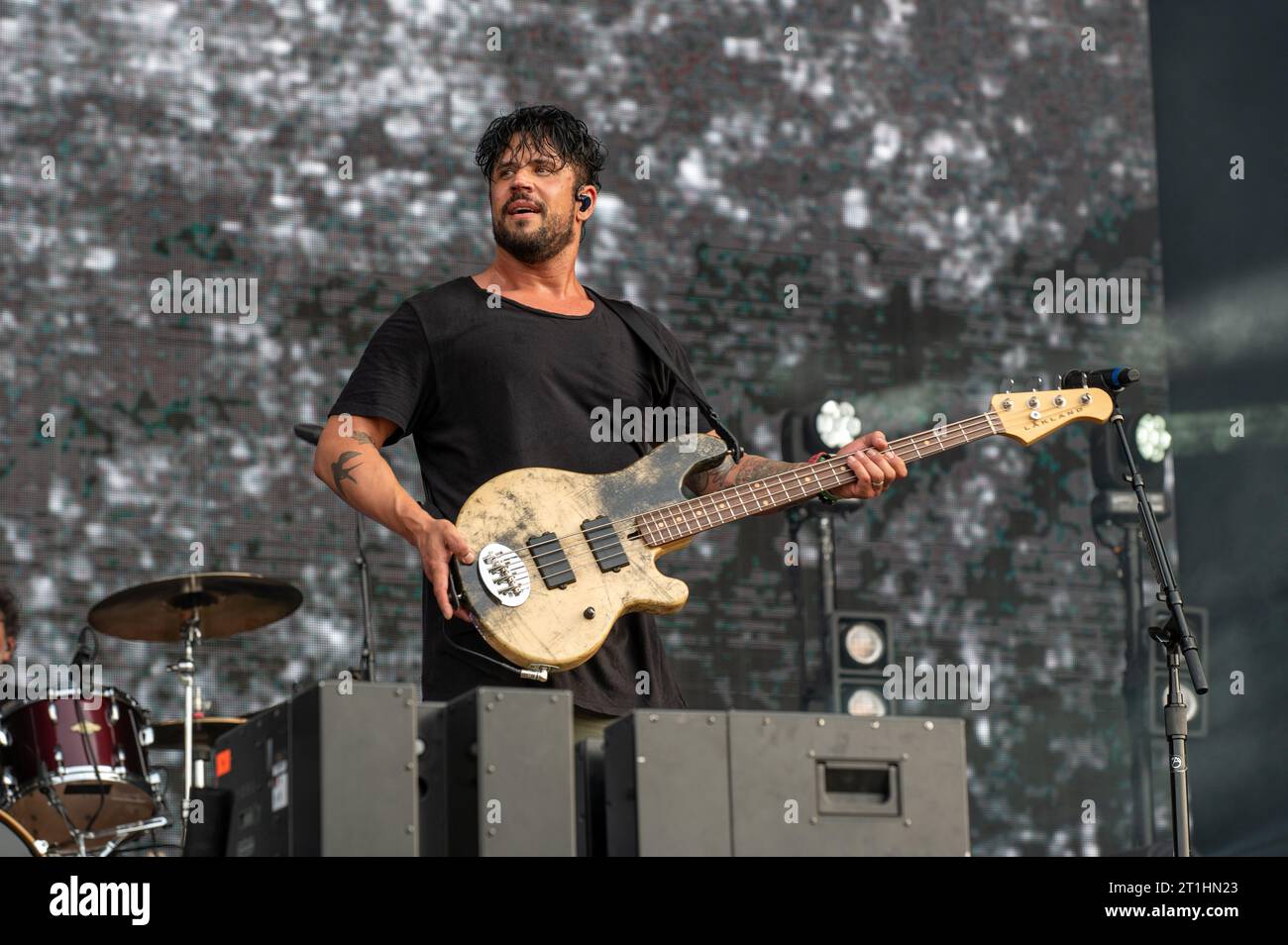 16. Juni 2023: Papa Roach tritt auf dem Hellfest Open Air Festival auf Stockfoto