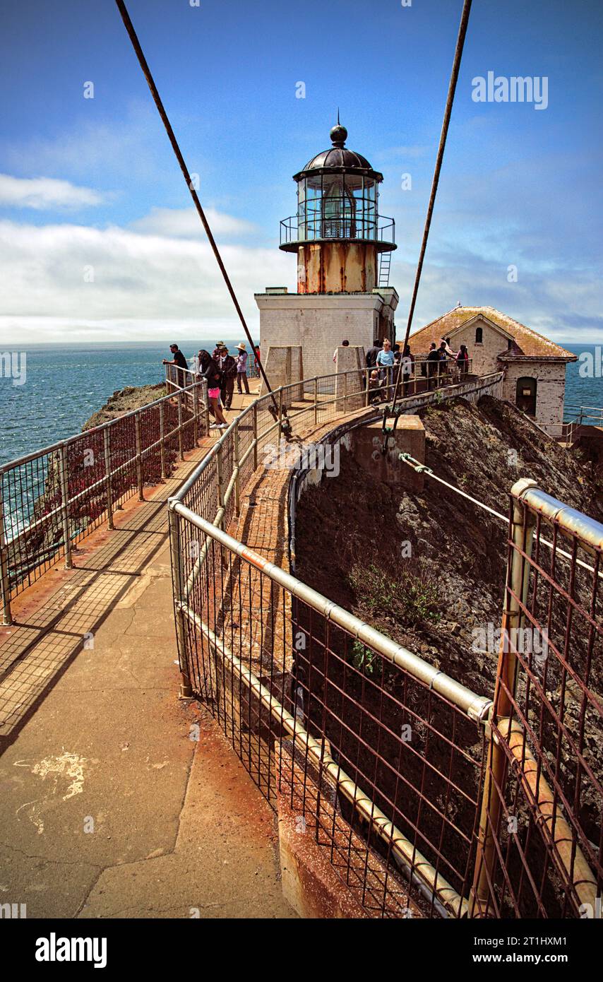 Point Bonita Lighthouse (San Francisco, Kalifornien) Stockfoto