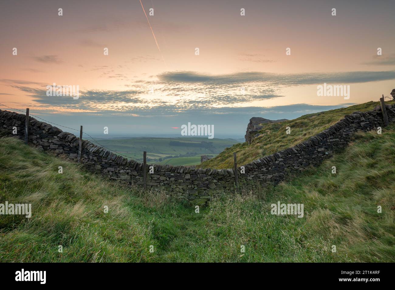 Cat's Tor (Aldgate Nick), in der Nähe von Rainow, Cheshire Stockfoto