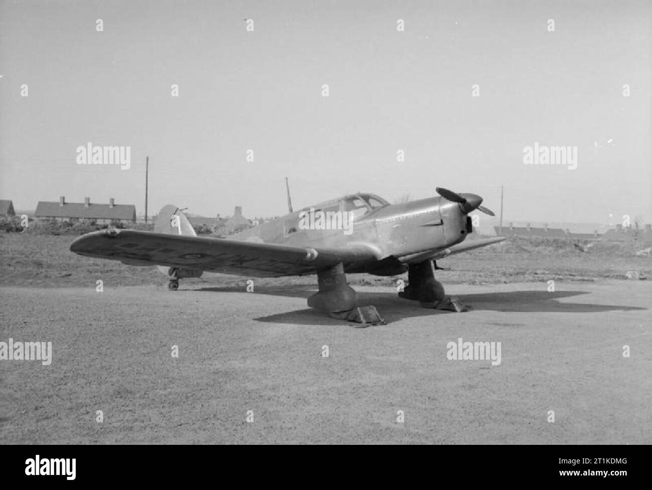 Flugzeuge der Royal Air Force 1939-1945 - Percival Proctor. Proctor Mark III, HM358, von Nr. 12 Radio Schule, im St. Athan, Glamorgan. Stockfoto