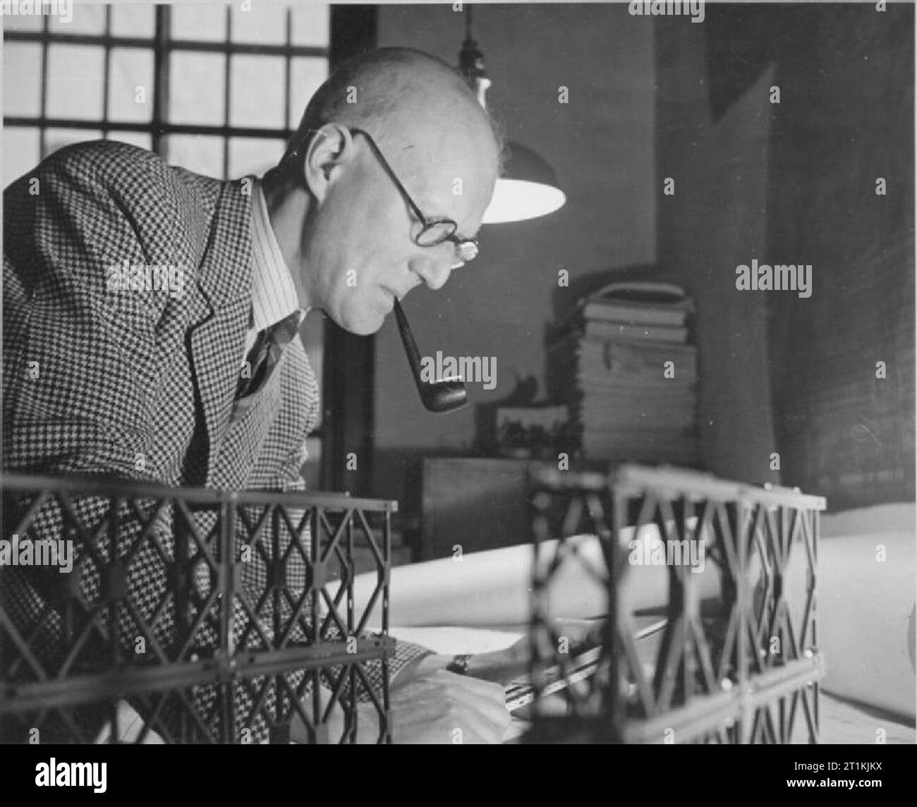 D C Bailey Designer des Bailey Brücke, UK, 1944 Donald Coleman Bailey