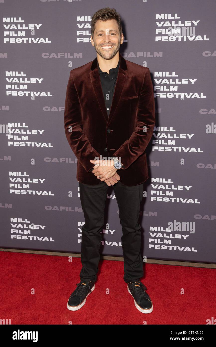 Mill Valley, USA. Oktober 2023. Luke Korem besucht am 13. Oktober 2023 die Vorführung von Milli Vanilli beim Mill Valley Film Festival 2023 im Outdoor Art Club in Mill Valley, Kalifornien. Foto: Picture Happy Photos/imageSPACE für MVFF/SIPA USA Credit: SIPA USA/Alamy Live News Stockfoto