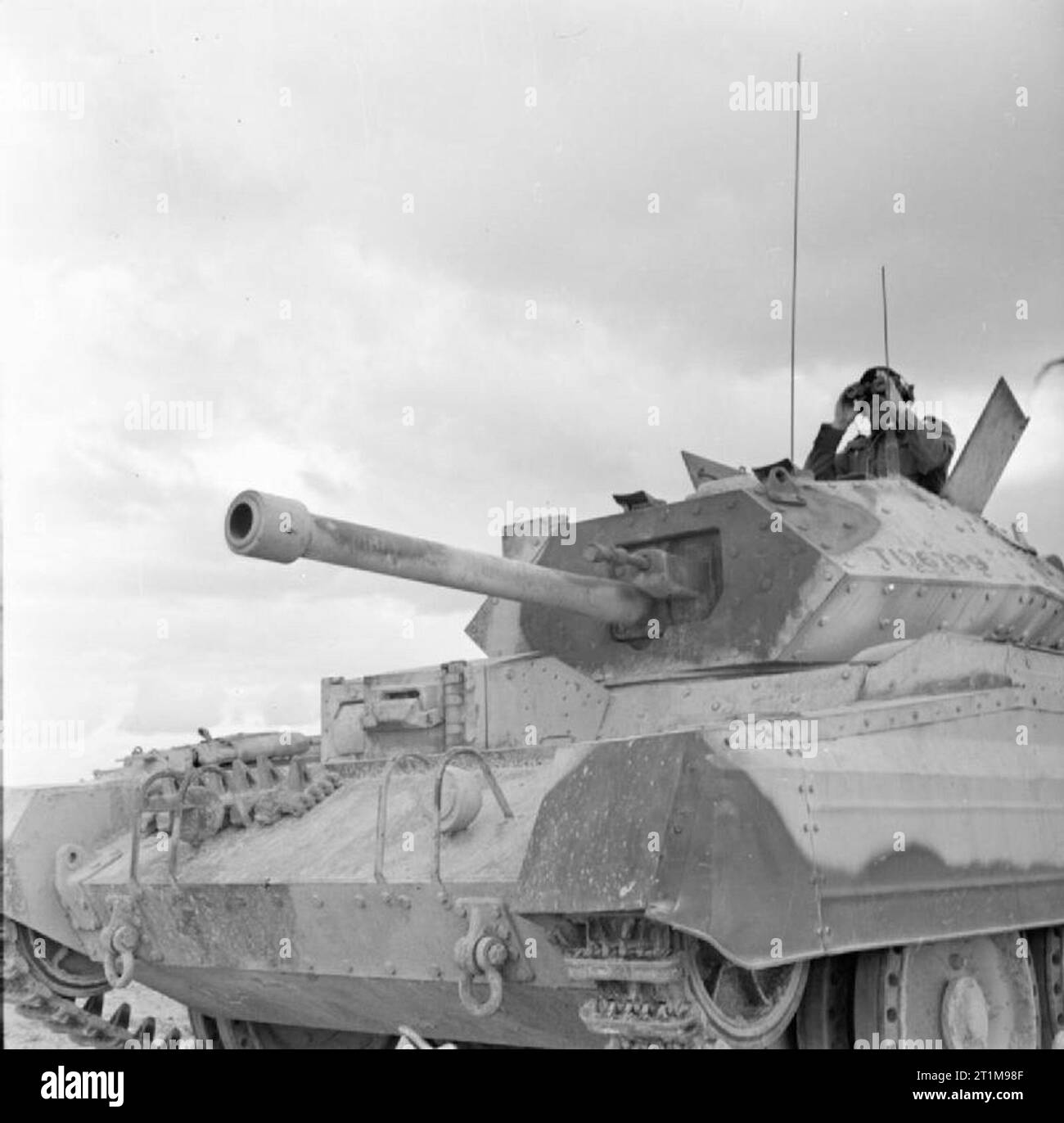 Der britischen Armee in Nordafrika 1943 ein Crusader Mk III Tank, 1. Januar 1943. Stockfoto