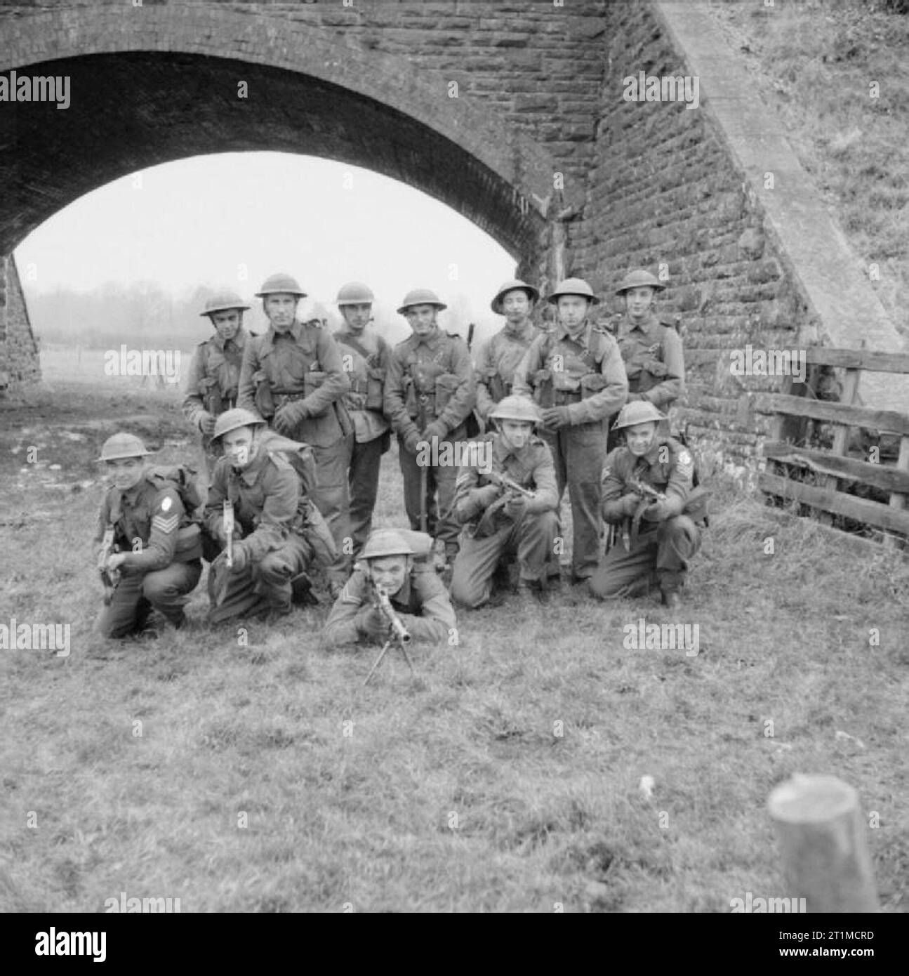 Die britische Armee im Vereinigten Königreich 193945 eine Gruppe von