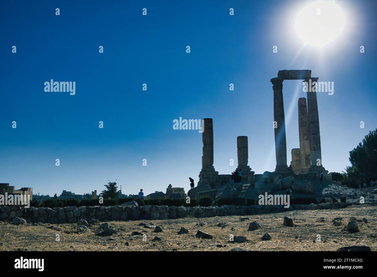 Jordanische Reisen: Von Monte Nebo nach Bethany, Al-Karak und Amman Stockfoto