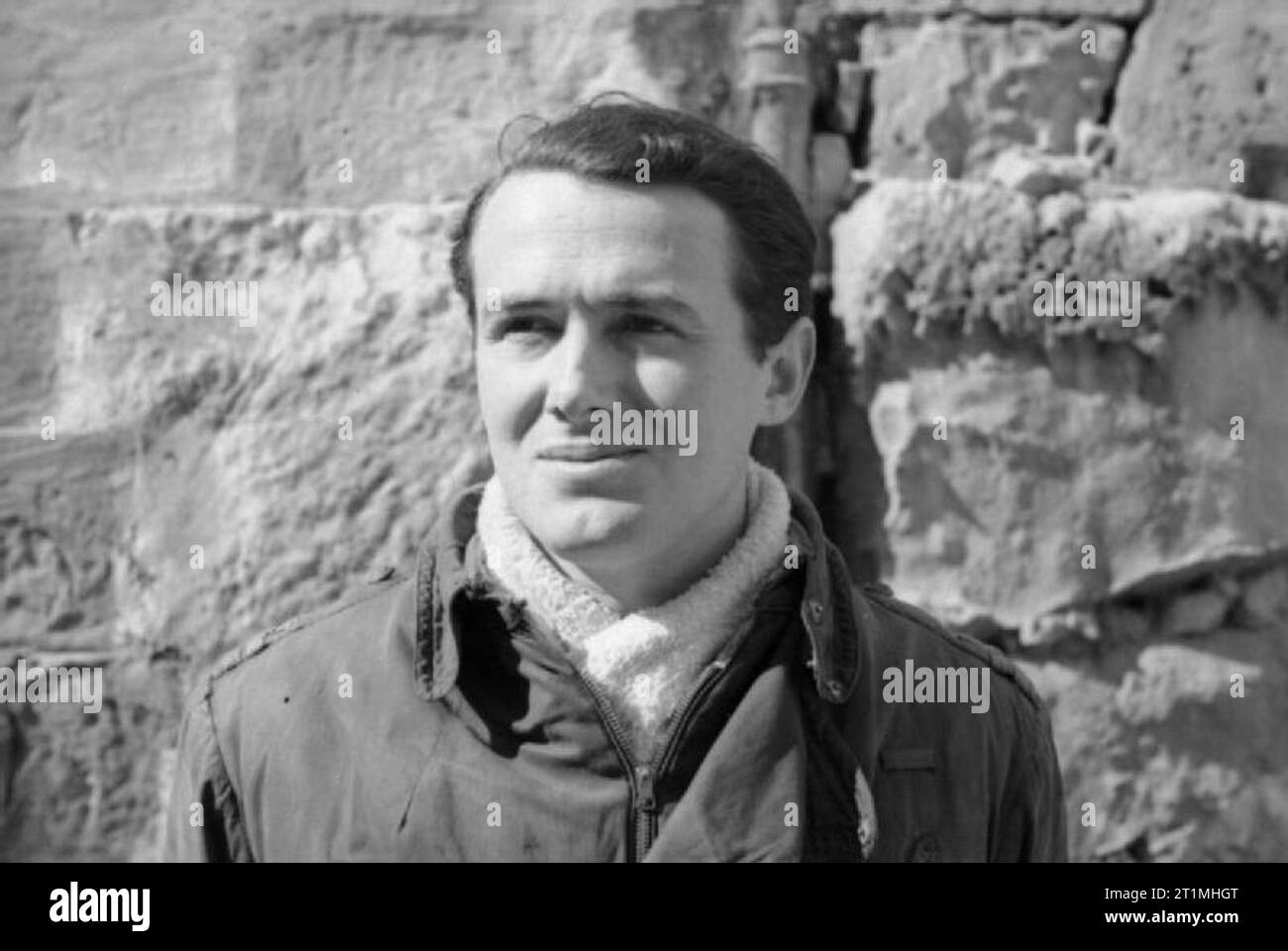 Operation Pedestal, August 1942 Persönlichkeiten: Kopf und Schultern Portrait von Lieutenant Alistair C G Mars, DSO, RN, kommandierender Offizier der HMSM ungebrochen. Stockfoto