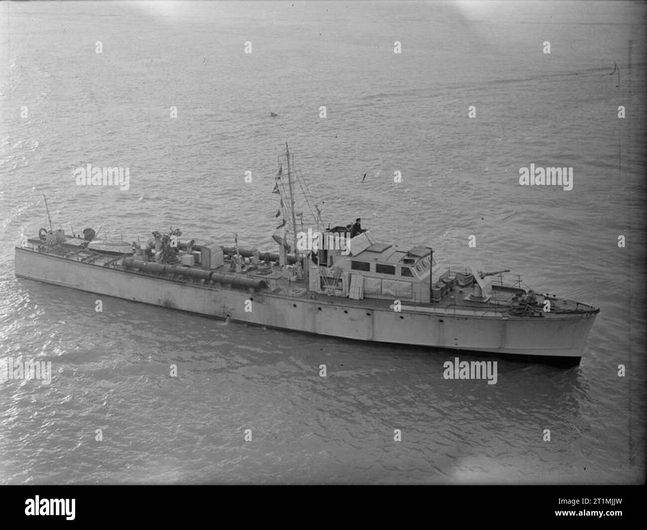 Coastal Craft, 8. Dezember 1942, Bienenstock Naval Base, Harwich. ML 106, einer Höhe anzuzeigen. Stockfoto