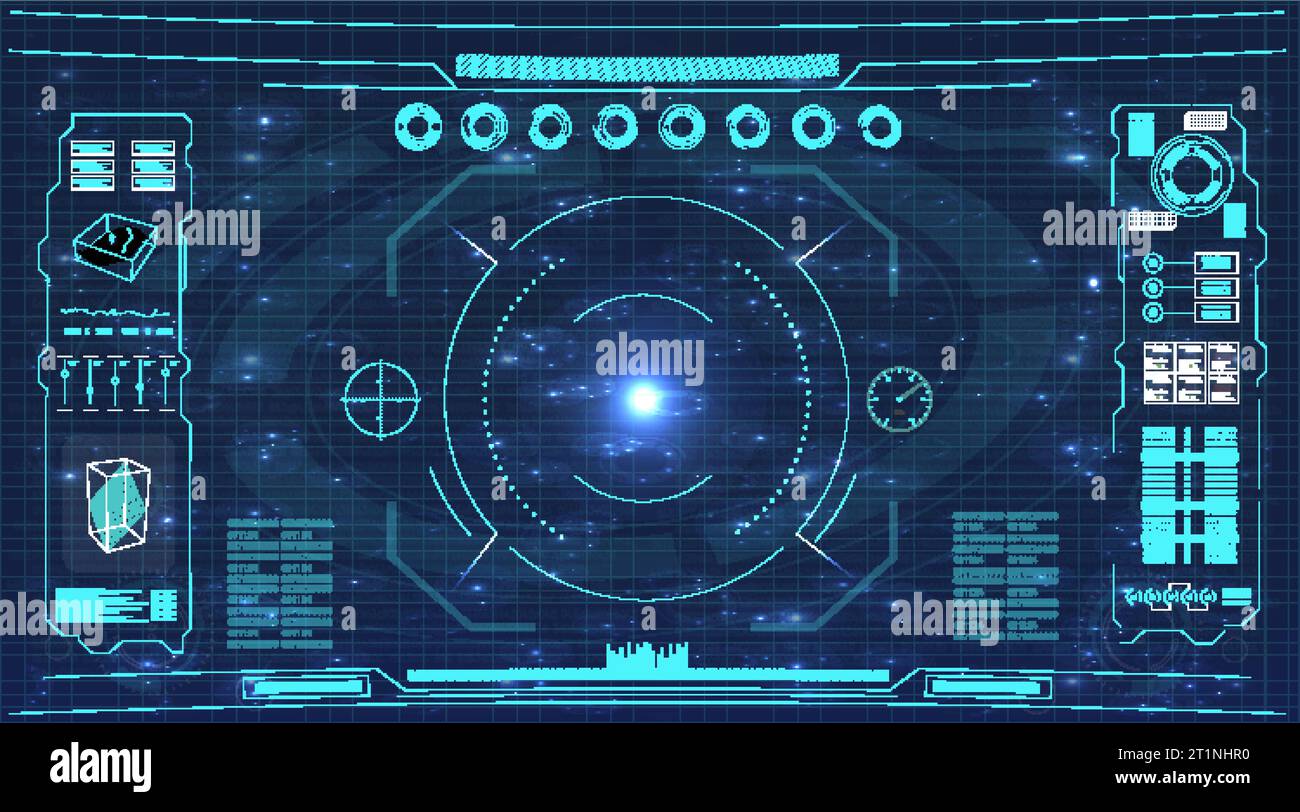 Moderne Integration Von Radarelementen Stock Vektor
