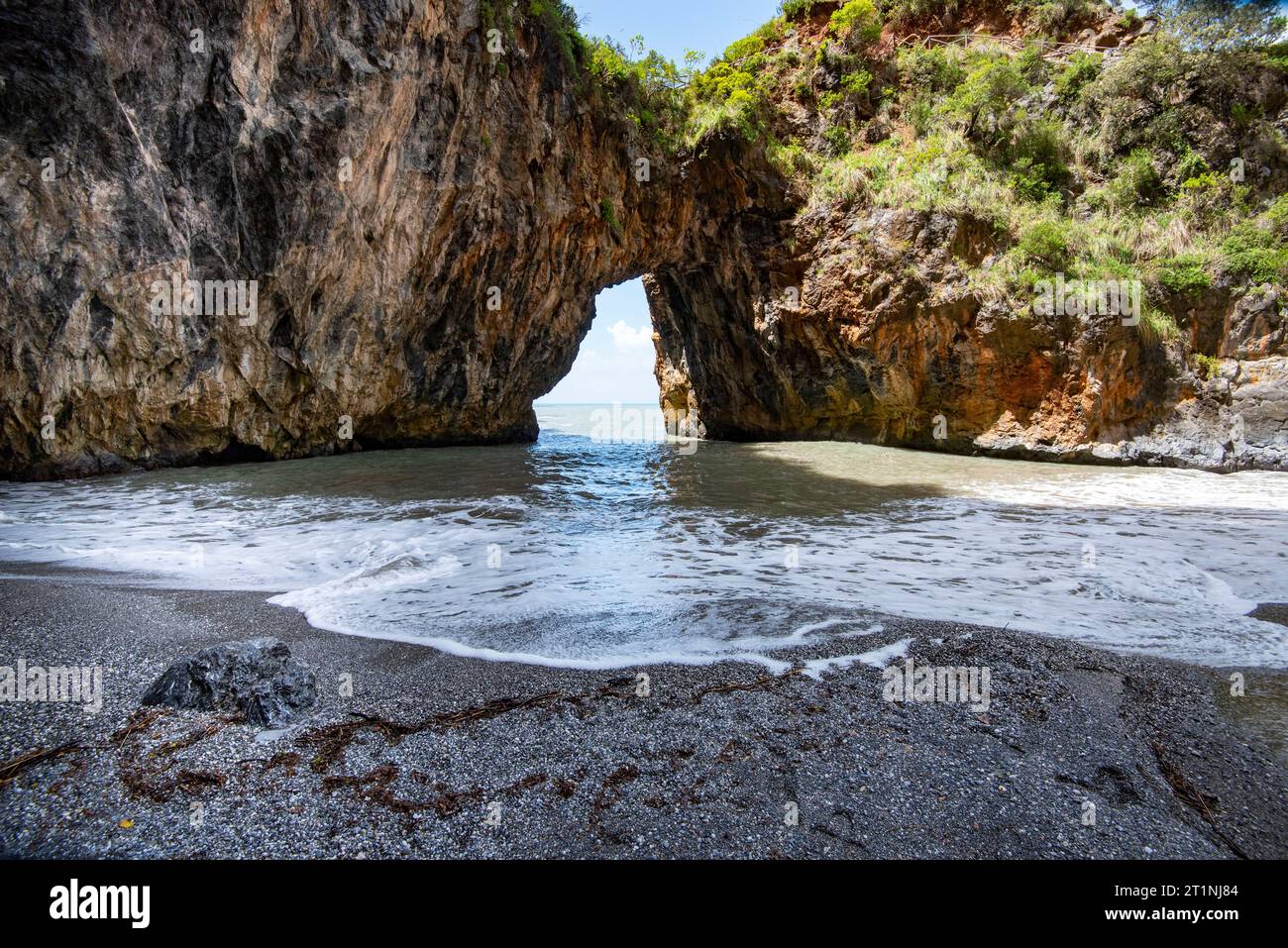 Saraceno Great Arch Cave - Italien Stockfoto