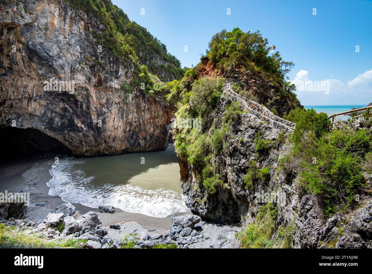 Saraceno Great Arch Cave - Italien Stockfoto