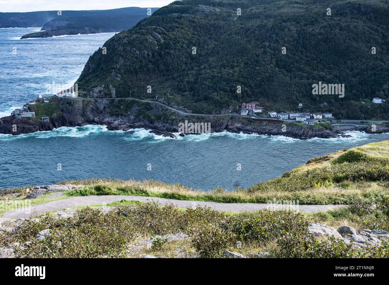 Eintritt zum Hafen von Signal Hill National Historic Site in St. John's, Neufundland & Labrador, Kanada Stockfoto