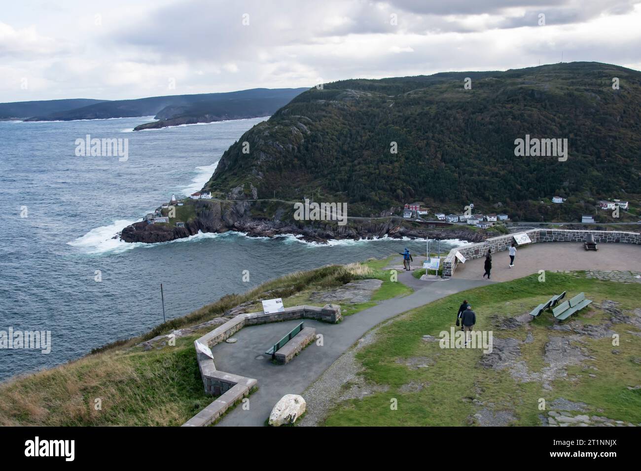 Eintritt zum Hafen von Signal Hill National Historic Site in St. John's, Neufundland & Labrador, Kanada Stockfoto
