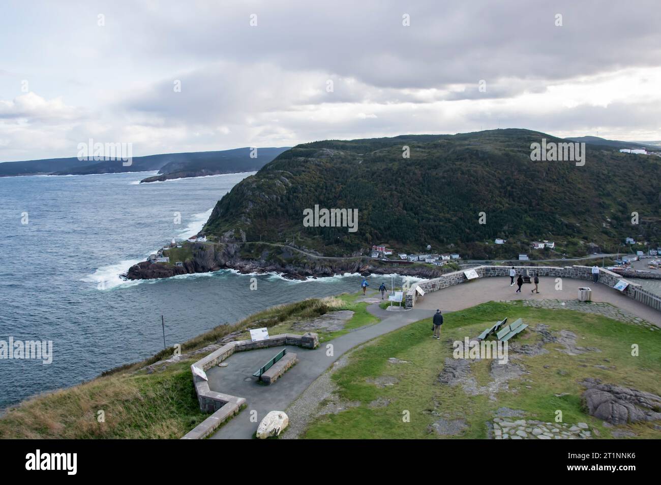 Eintritt zum Hafen von Signal Hill National Historic Site in St. John's, Neufundland & Labrador, Kanada Stockfoto