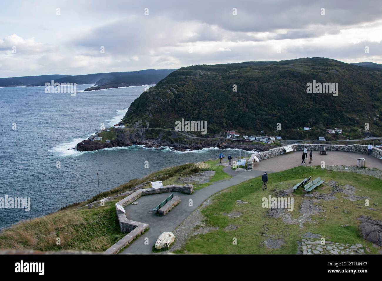 Eintritt zum Hafen von Signal Hill National Historic Site in St. John's, Neufundland & Labrador, Kanada Stockfoto