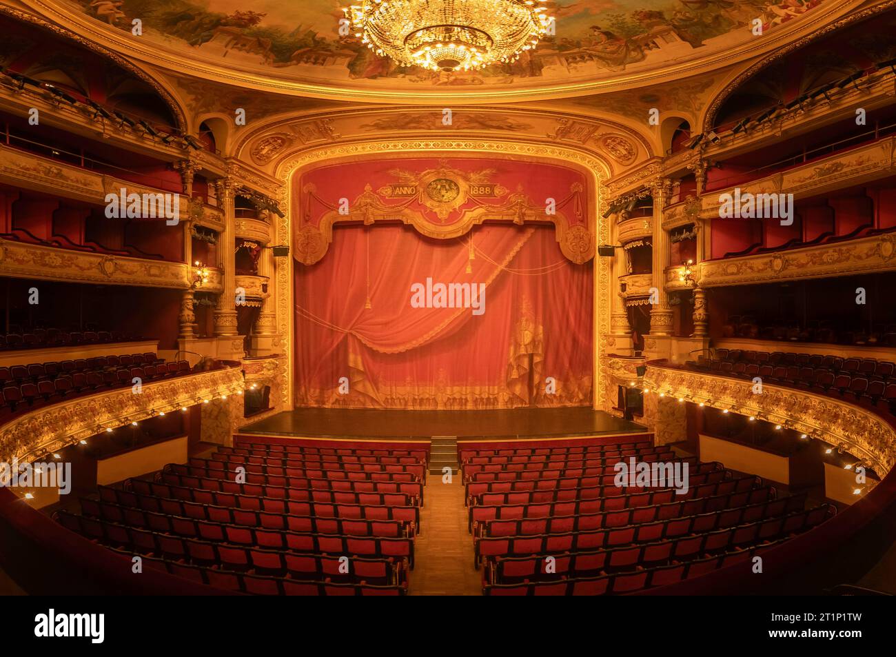 Montpellier, Frankreich - 16. September 2023: Comédie Opera House, Montpellier, Occitanie, Frankreich. Stockfoto